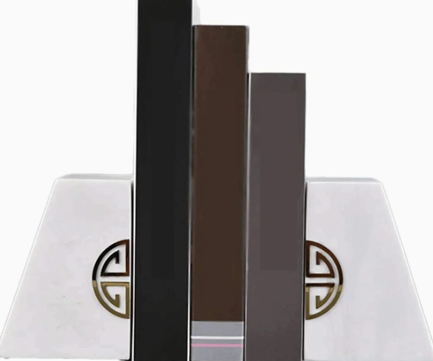 Reggi Libri, Fermalibri Fermalibri decorativi in ​​marmo, libri leggeri e di lusso, fermalibri moderni Ufficio Casa Scrivania