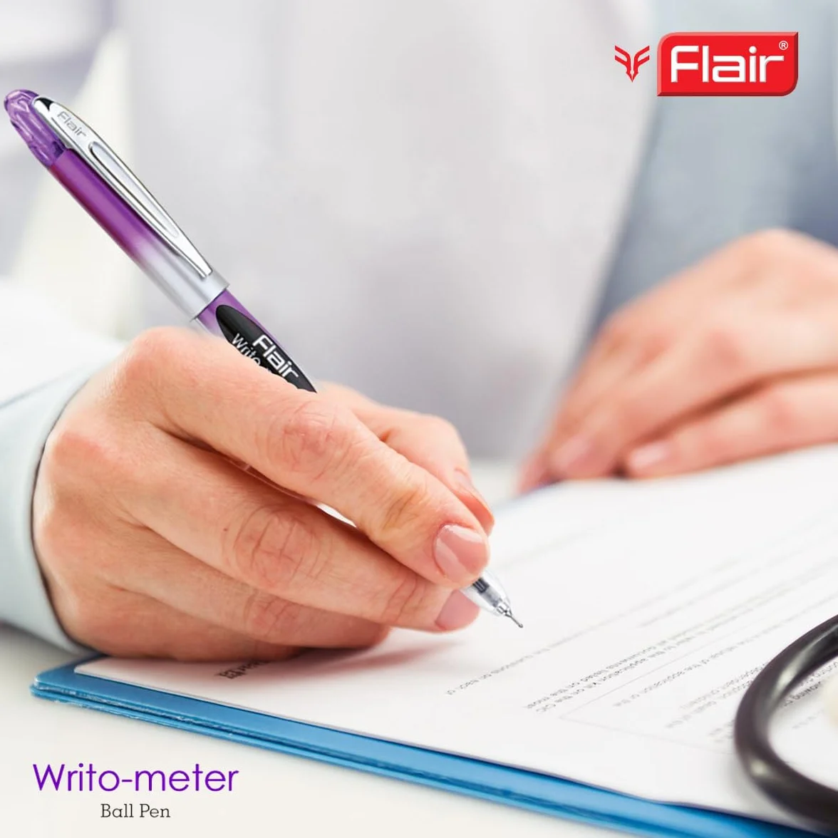 FLAIR Writometer Penne 0,6 mm, scrittura 10.000 m, flusso inchiostro morbido