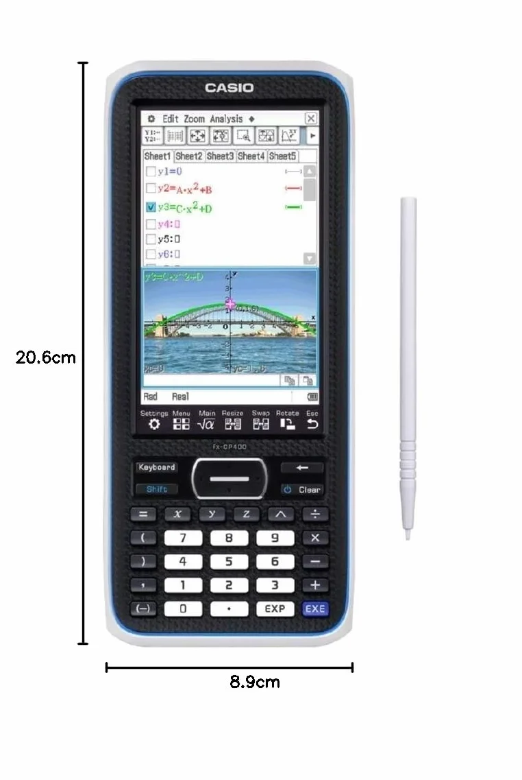 Casio Classpad II FX-CP400 - Calcolatrice Grafica con CAS