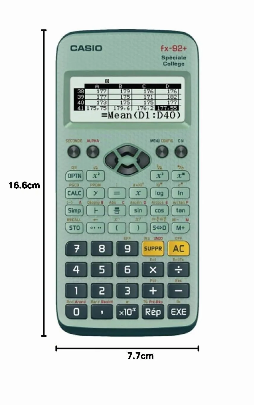Casio FX 92+ Spéciale Collège