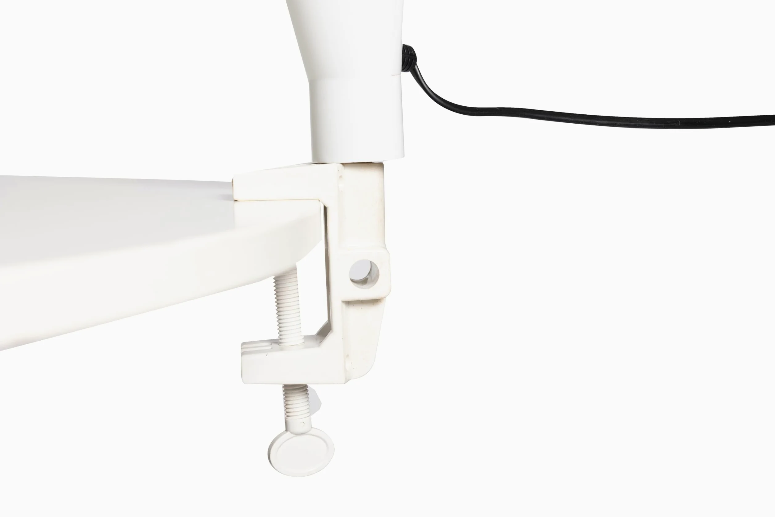 GOVITA - Lampada LED Con Lente D'ingrandimento 8 diottrie, Lampada da Scrivania con Pinza, Lente in Vetro da 105cm, Braccio Girevole