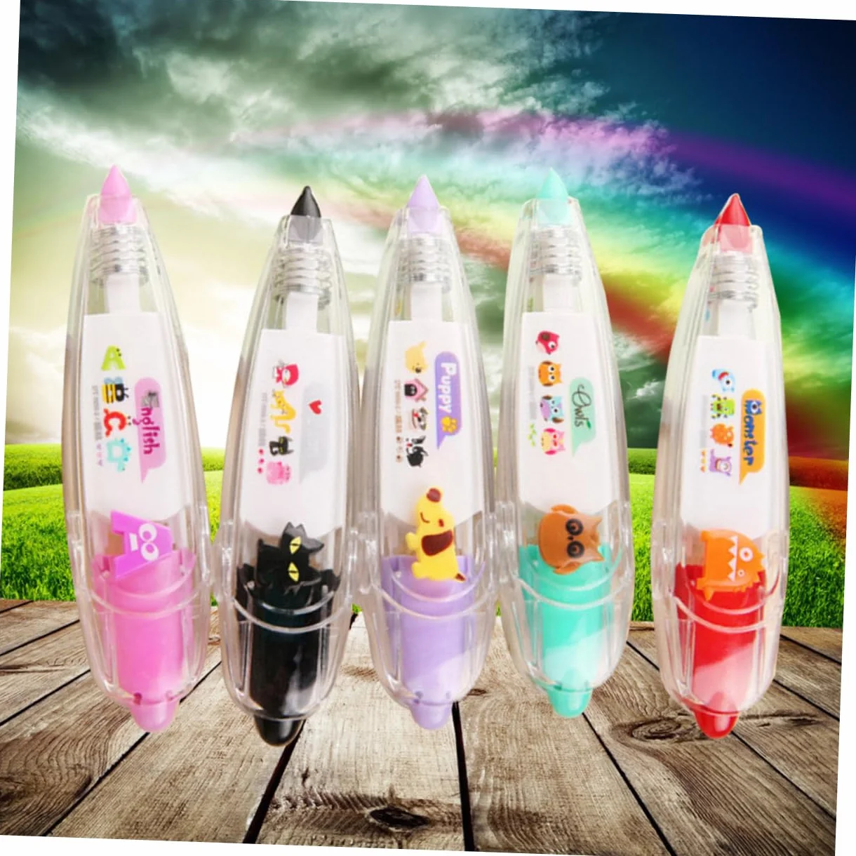 SHINEOFI 15pezzi Nastro Decorativo Con Design Carino Per Scrapbooking e Diari Facile Da Usare e Pratico Per Ufficio e Scuola Stile Misti