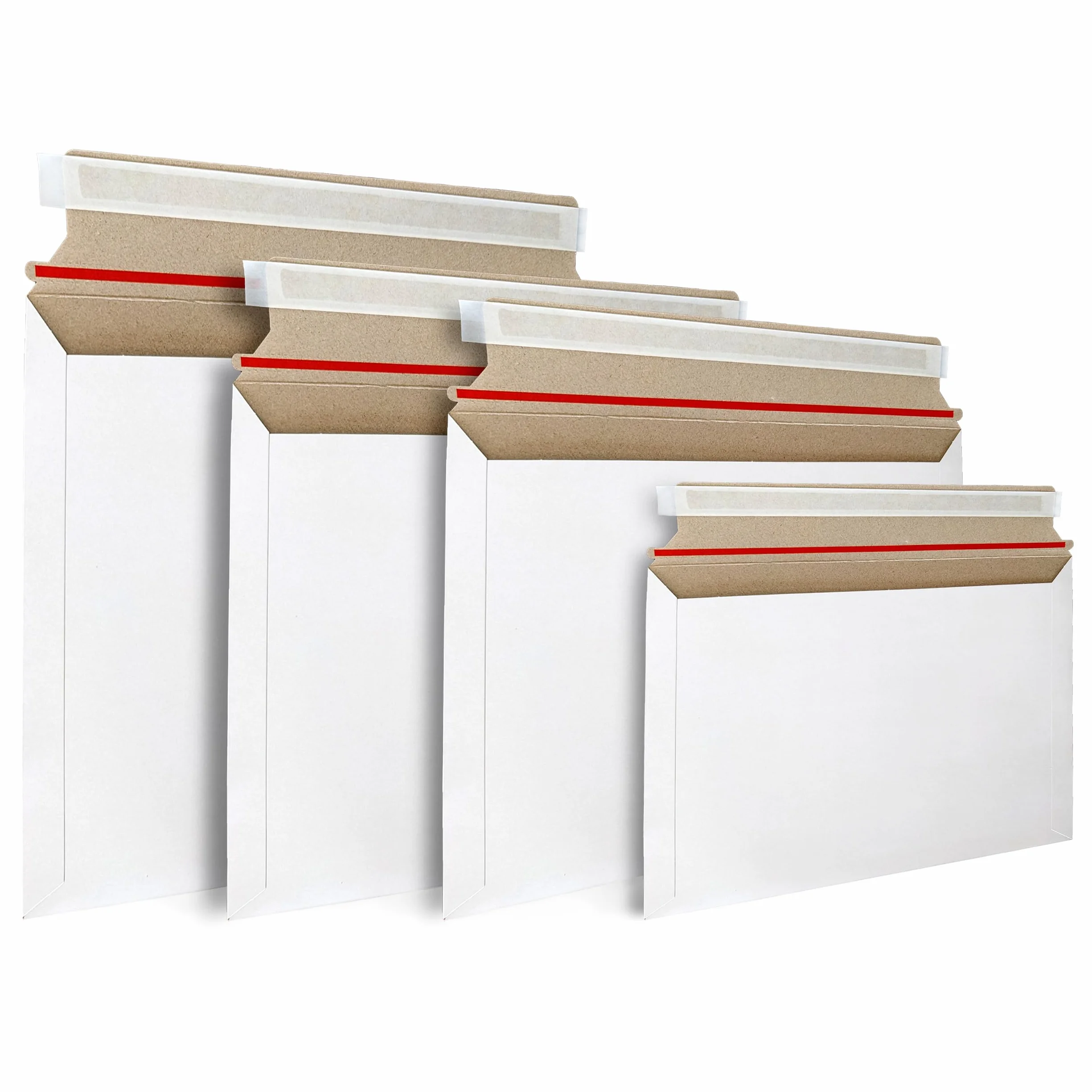 Buste Spedizione Cartone Bianco C4+ 330x245 Mm 50 Pezzi