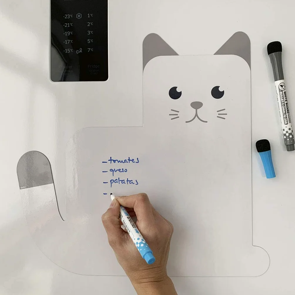 Balvi Lavagna Frigo Magnetica Meow Bianco Originale per Pianificare