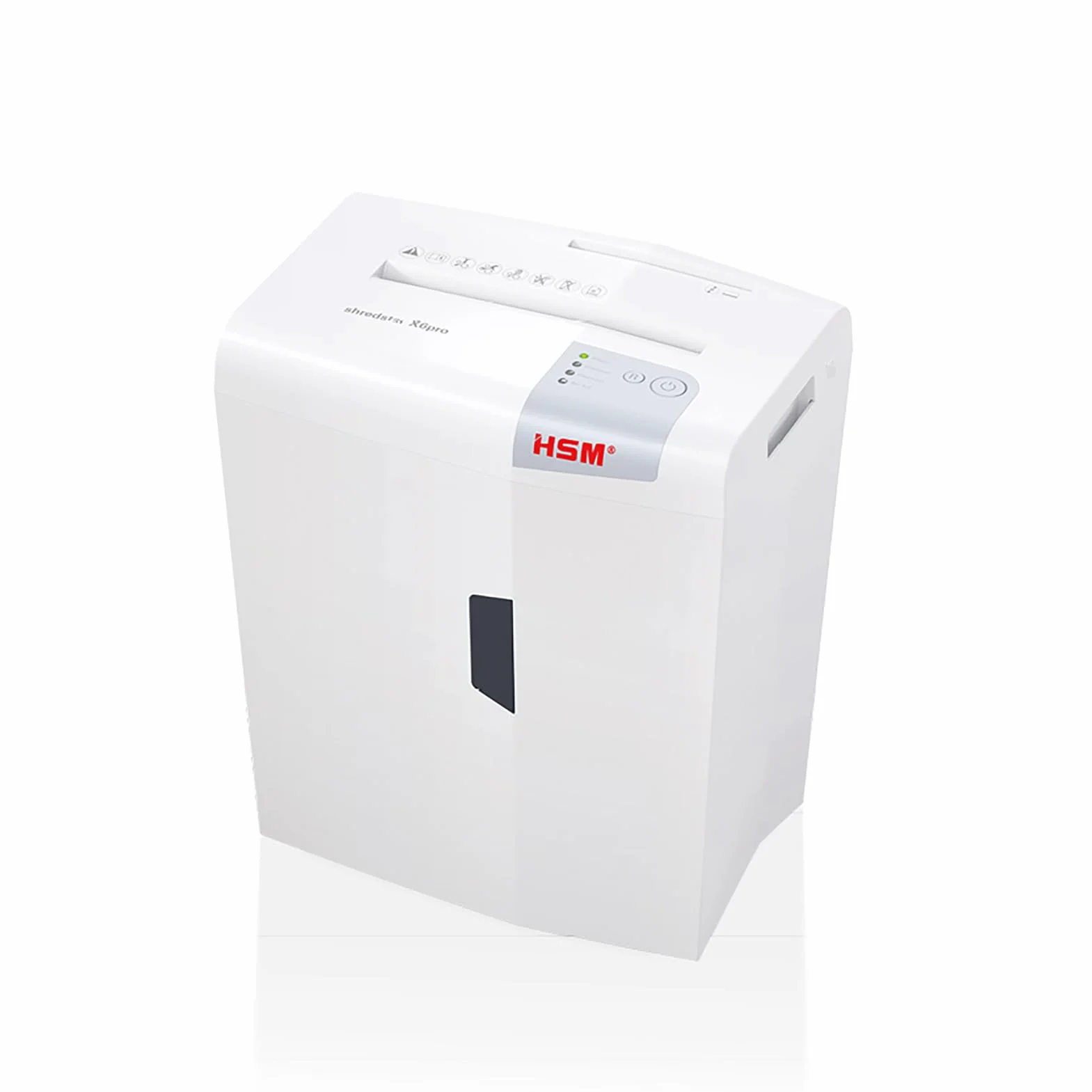 HSM shredstar X6pro 1046111 Distruggidocumenti da 2x15 mm, Bianco argento, taglio a frammenti