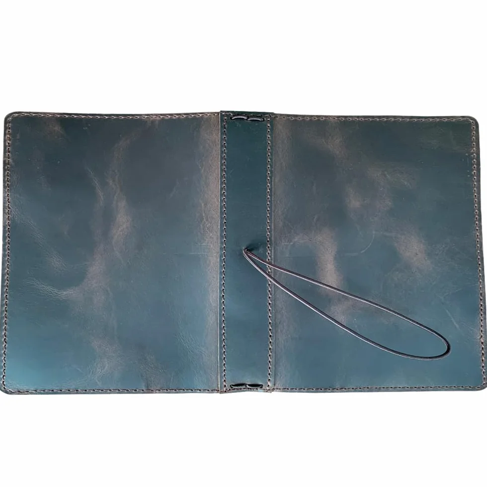 Travelers Notebook Cover con tasche interne, slot per carte di credito e portapenne, formato B6, marrone scuro