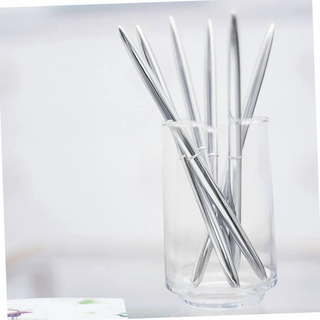 MAGICLULU 2 Set Di Penne A Sfera in Metallo Per Ufficio E Scuola Doppia Rotazione Penne Estetiche Per La Scuola Penne A Sfera Leggere Penna A Inchiostro Nero 6 Pezzi*2
