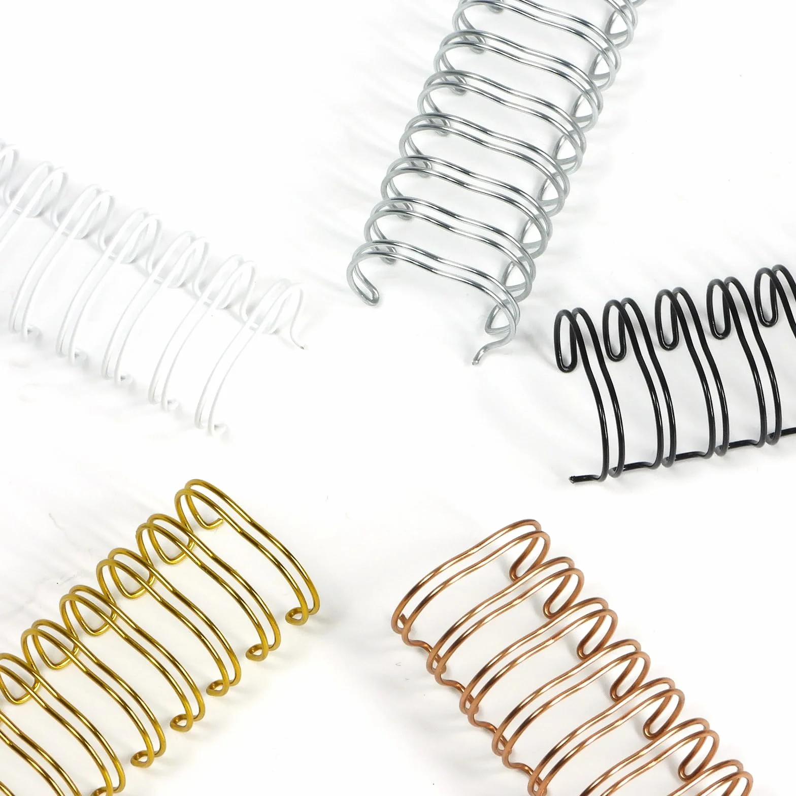 RAYSON Dorsi per rilegatura a spirale, 34 anelli, colori misti, 80 fogli, passo 3:1, 12,7 mm, A4, Confezione 100 pezzi