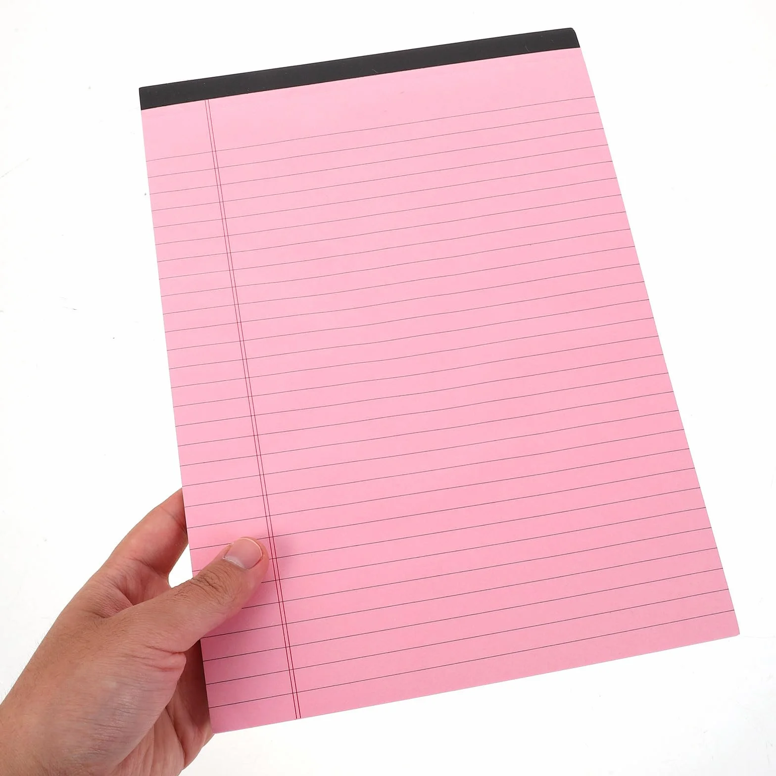 CALLARON Quaderno per Organizzazione Efficiente A4 Rosa 4 Pezzi Fogli Strappabili, Pagine Rigate e Colonne Divise in Ufficio e Lavoro