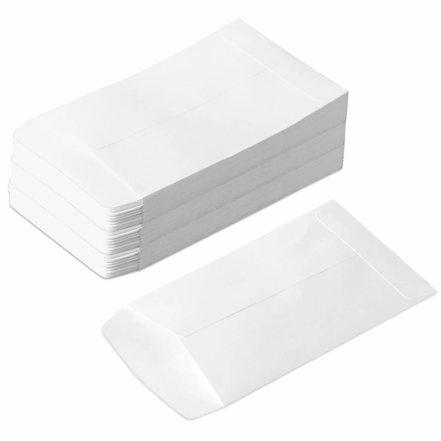 Buste di Carta Kraft 6x10cm 100 Pezzi per Soldi Monete Gioielli