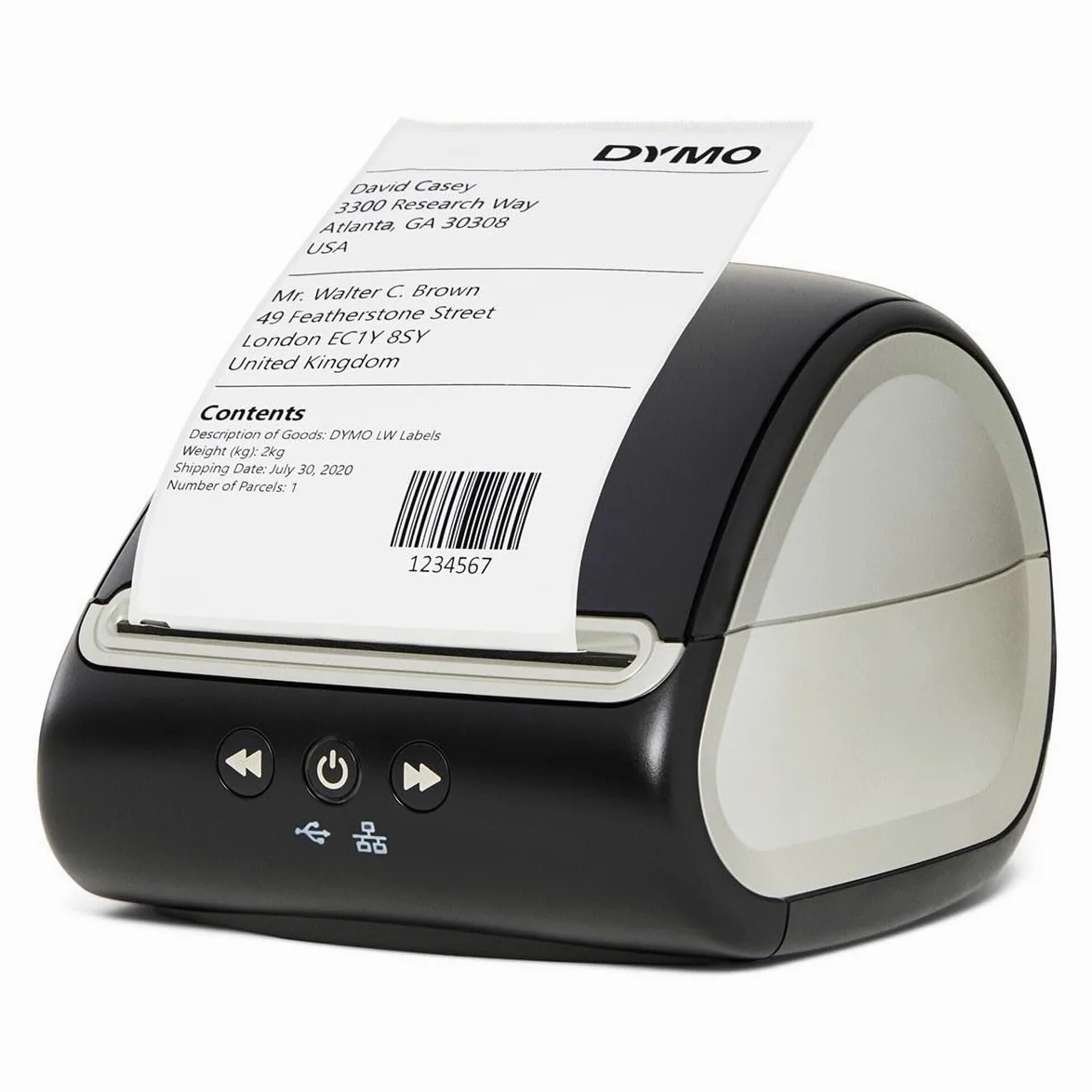 DYMO Labelwriter 5XL Stampante di etichette Termica 300 x 300 dpi Larghezza etichetta (max.): 105.6 mm USB