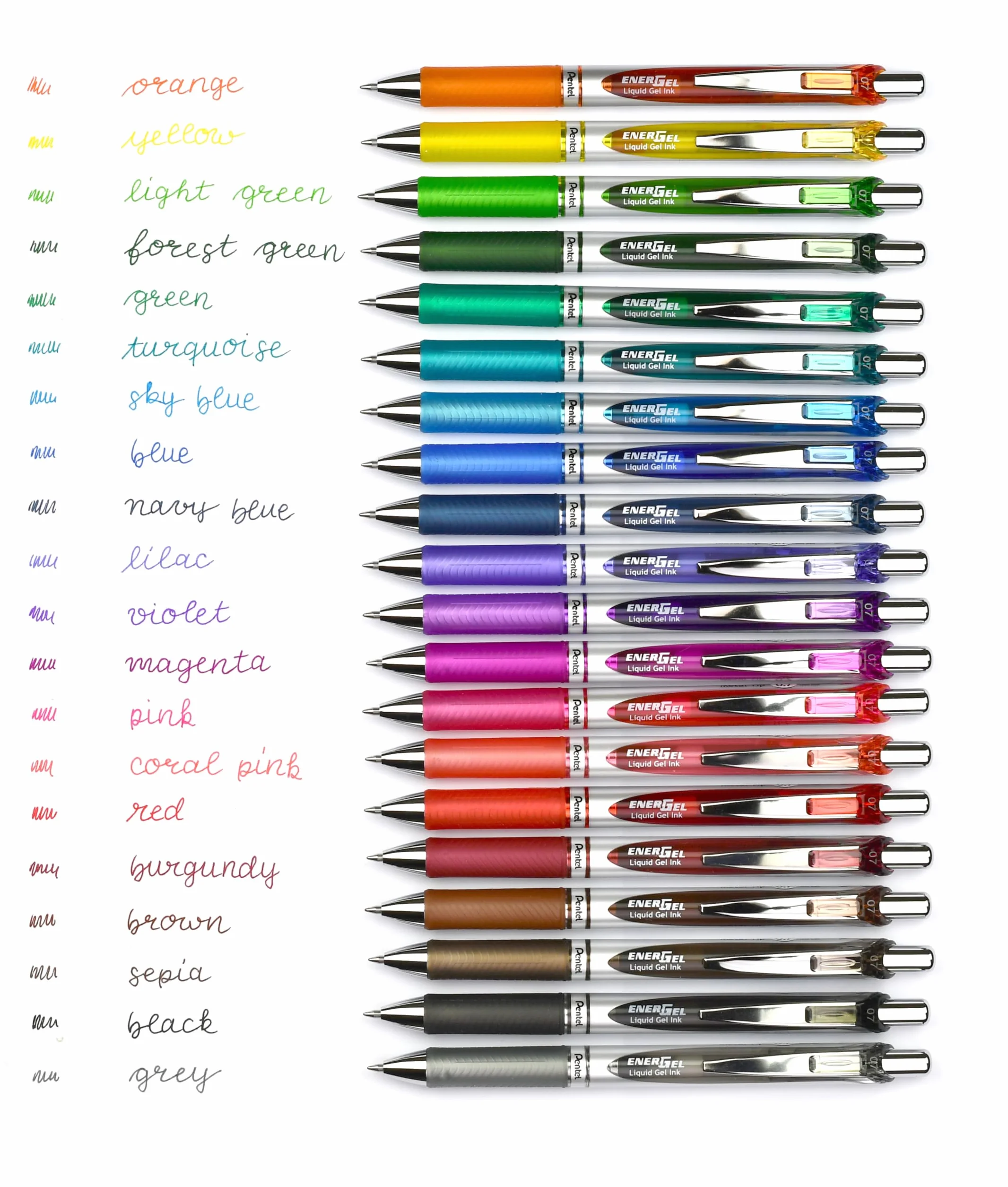 Pentel EnerGel BL77 Penna roller gel 0,7 mm Nero 1 Pezzo