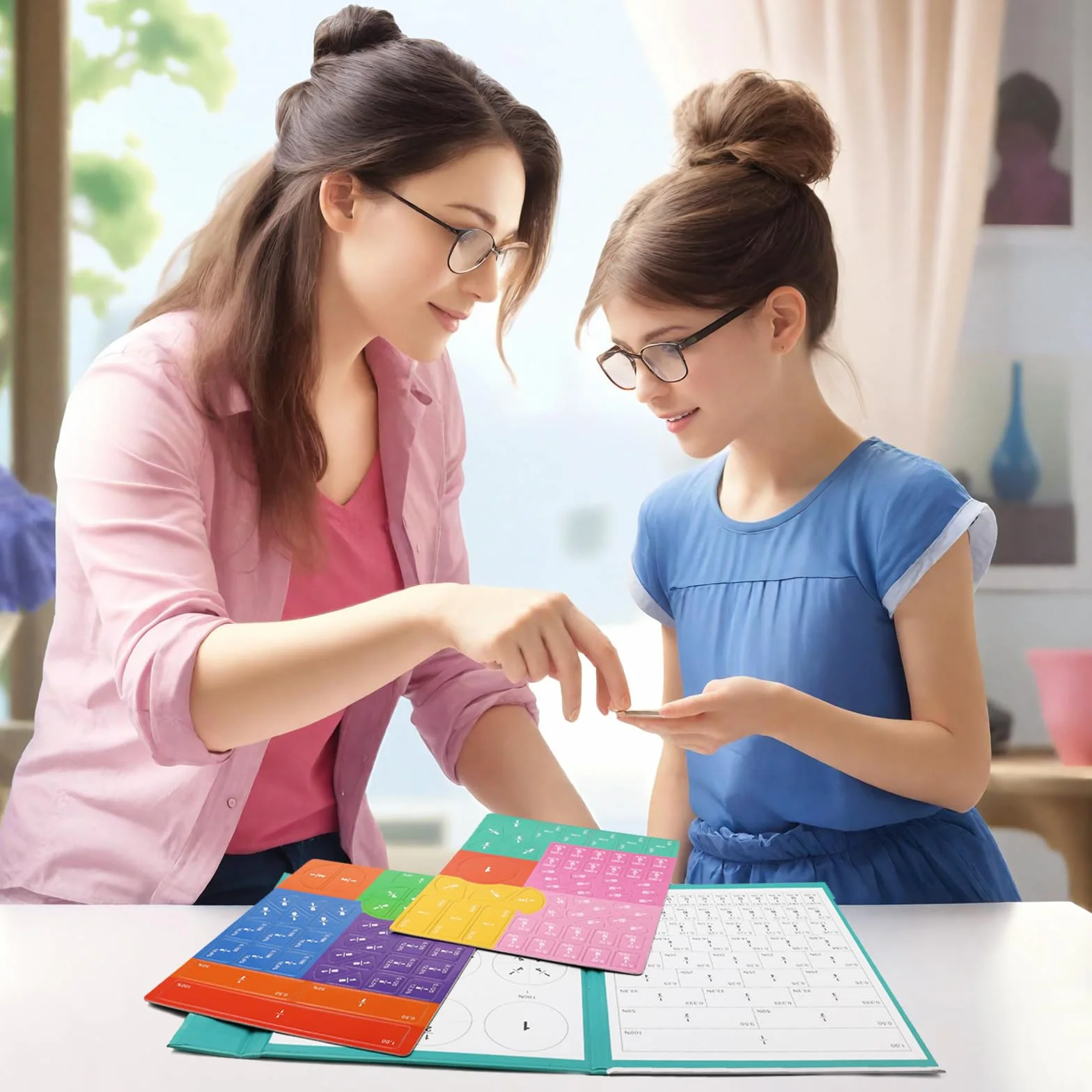 Libro delle Frazioni Magnetiche per Bambini - Gioco Educativo Magnetico per Scuola Primaria