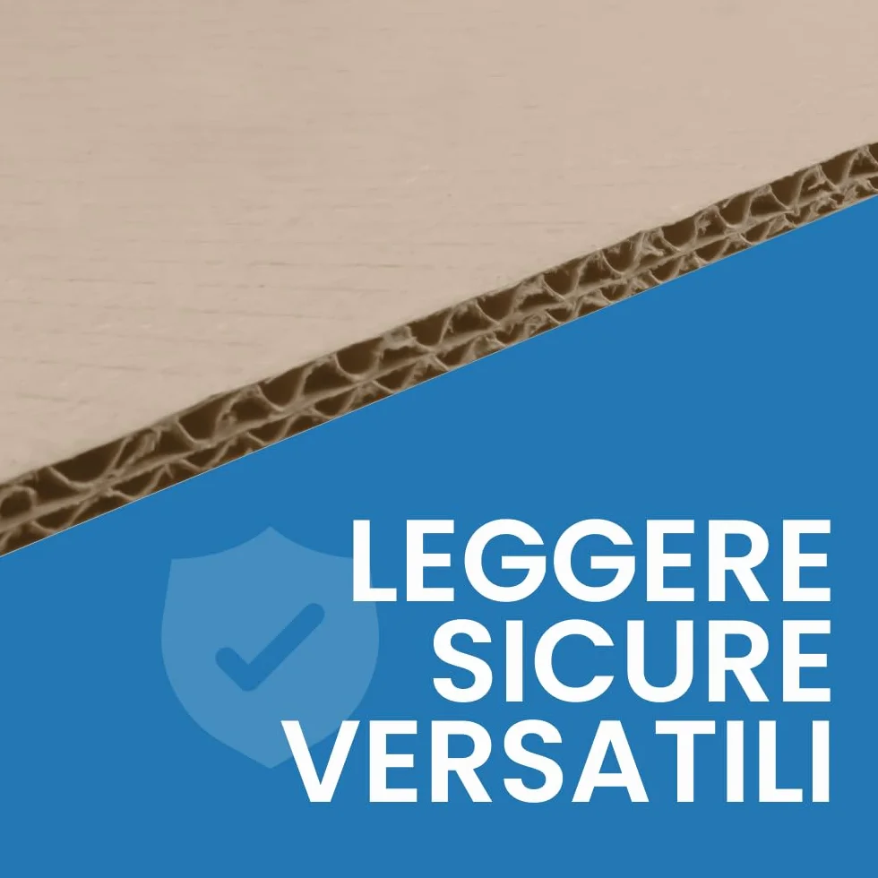 Scatole Cartone a Doppia Onda 60x40x40cm 10 Unità Trasloco Resistenti Spedizioni