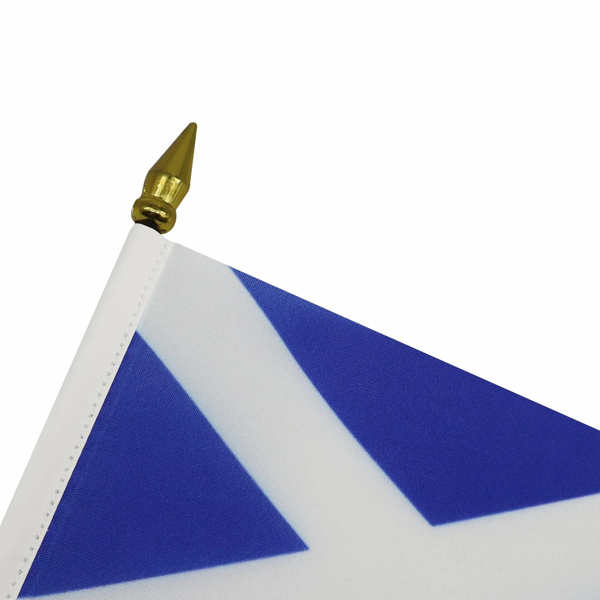 AZ FLAG Bandiera da Tavolo Scozia 15x10cm Punta Dorata - Piccola Bandierina Scozzese