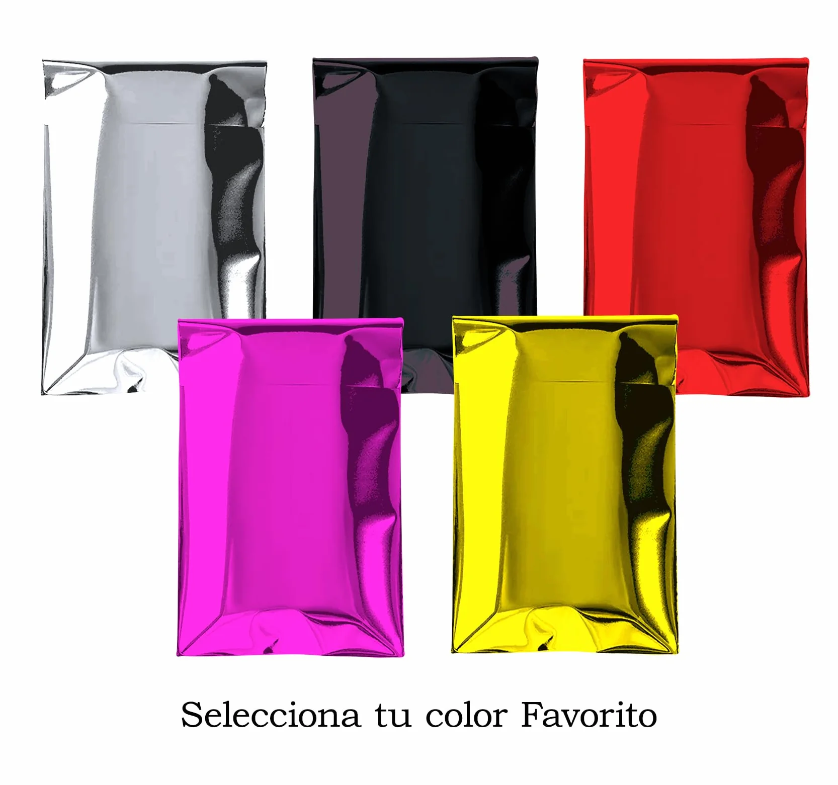 Buste metallizzate argento con chiusura autoadesiva 10x15 cm 50 pezzi per regalo ufficio inviti nozze