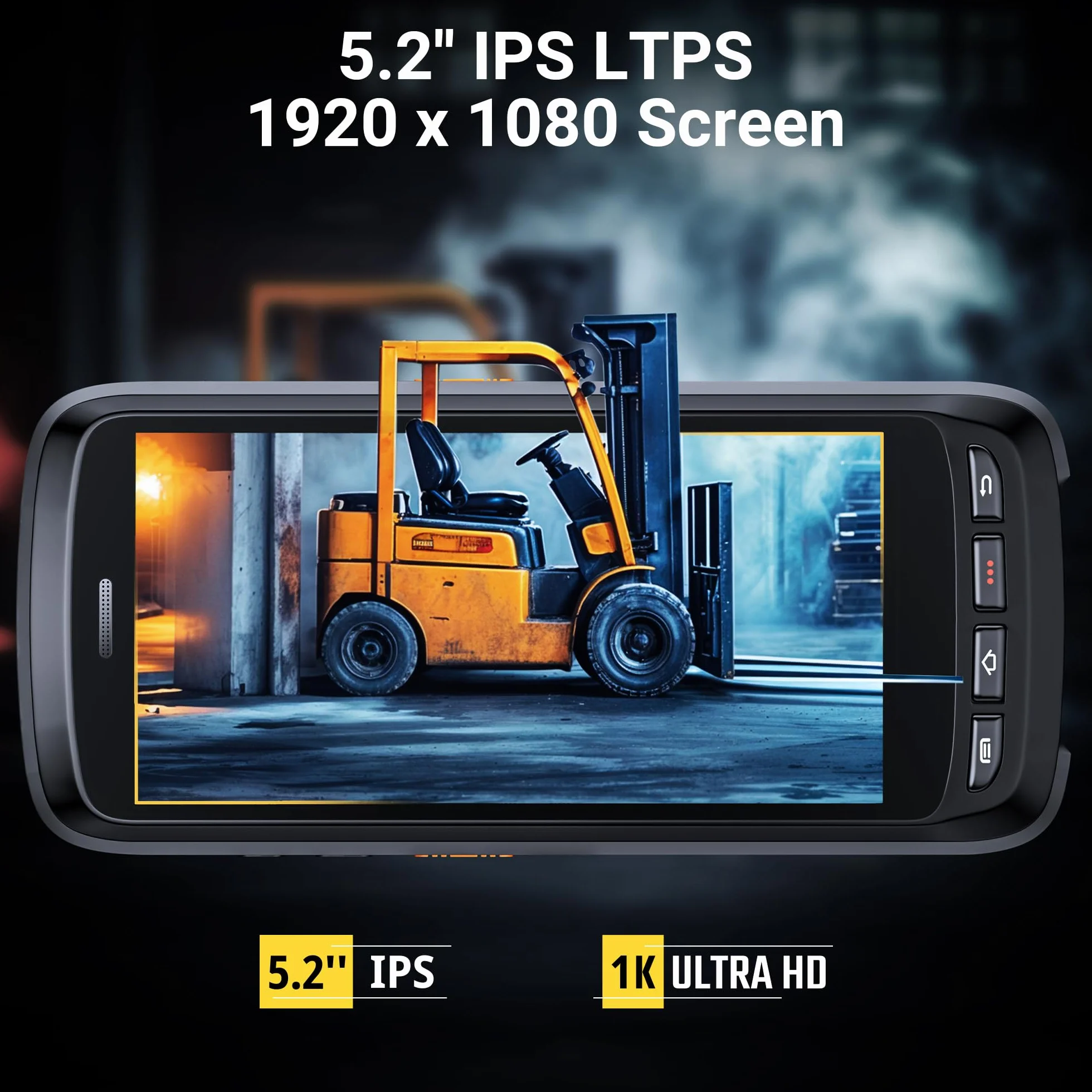 Tera Android 13 Barcode Scanner PDA: 8000 mAh Grande batteria 4G + 64GB con stazione di ricarica, impugnatura a pistola, computer portatile 5,2" Full-Touch Screen Motore di scansione 2D ad alte