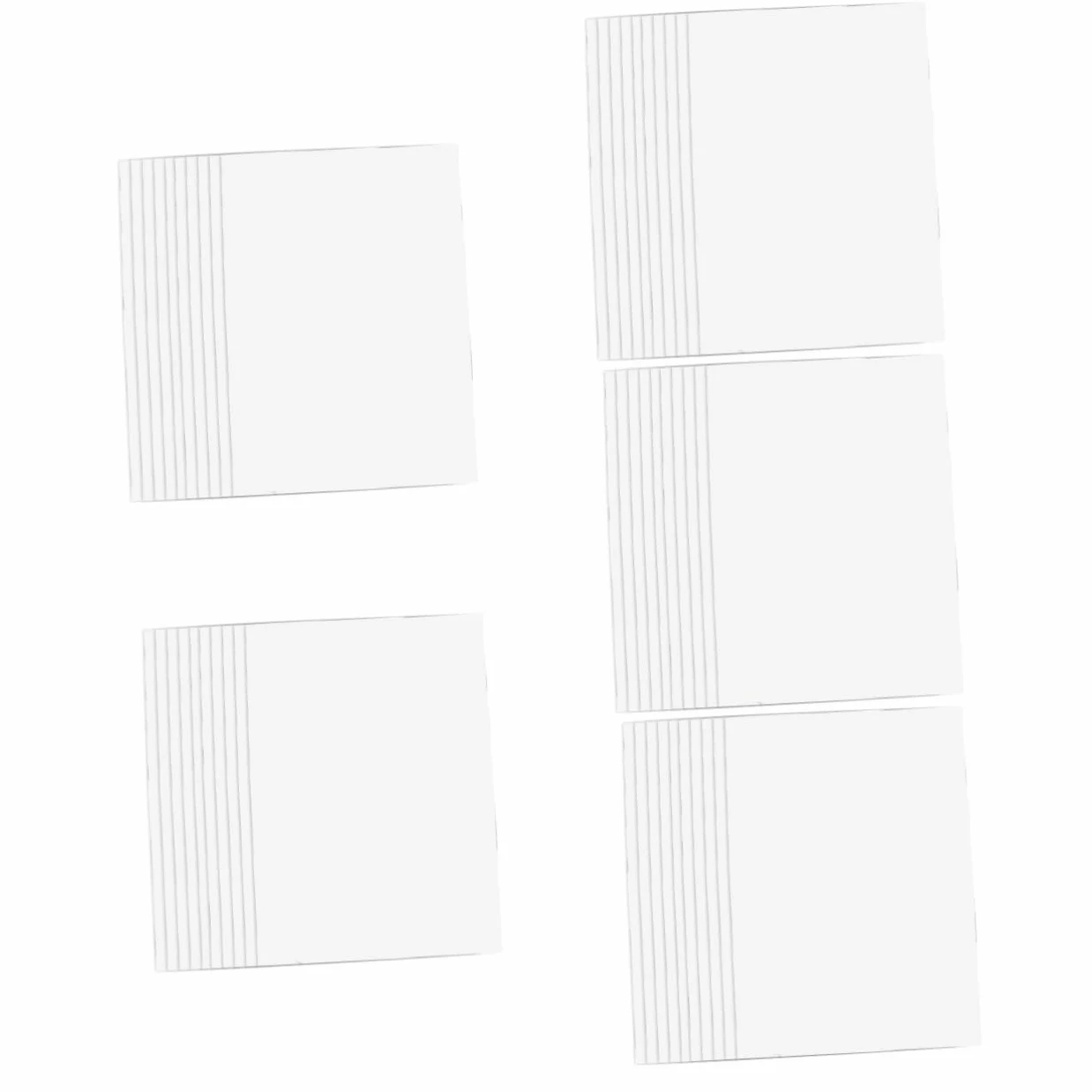 Housoutil 5 Set Carta Fotografica Lucida Carta Per Fotografica Per Ufficio Scuola E Progetti Creativi Materiale Pet Autoadesivo Vividissimo Per Foto E Pubblicità 10 Fogli*5