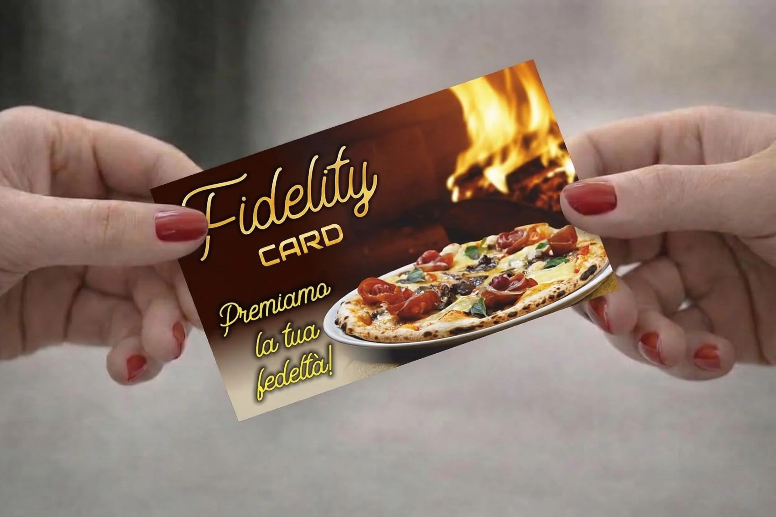 GHIBLI Tessere Fedeltà Pizzeria 10 Caselle Timbrare Fidelity Card Pizza Omaggio Carte Punti 10 Pizze Gratis