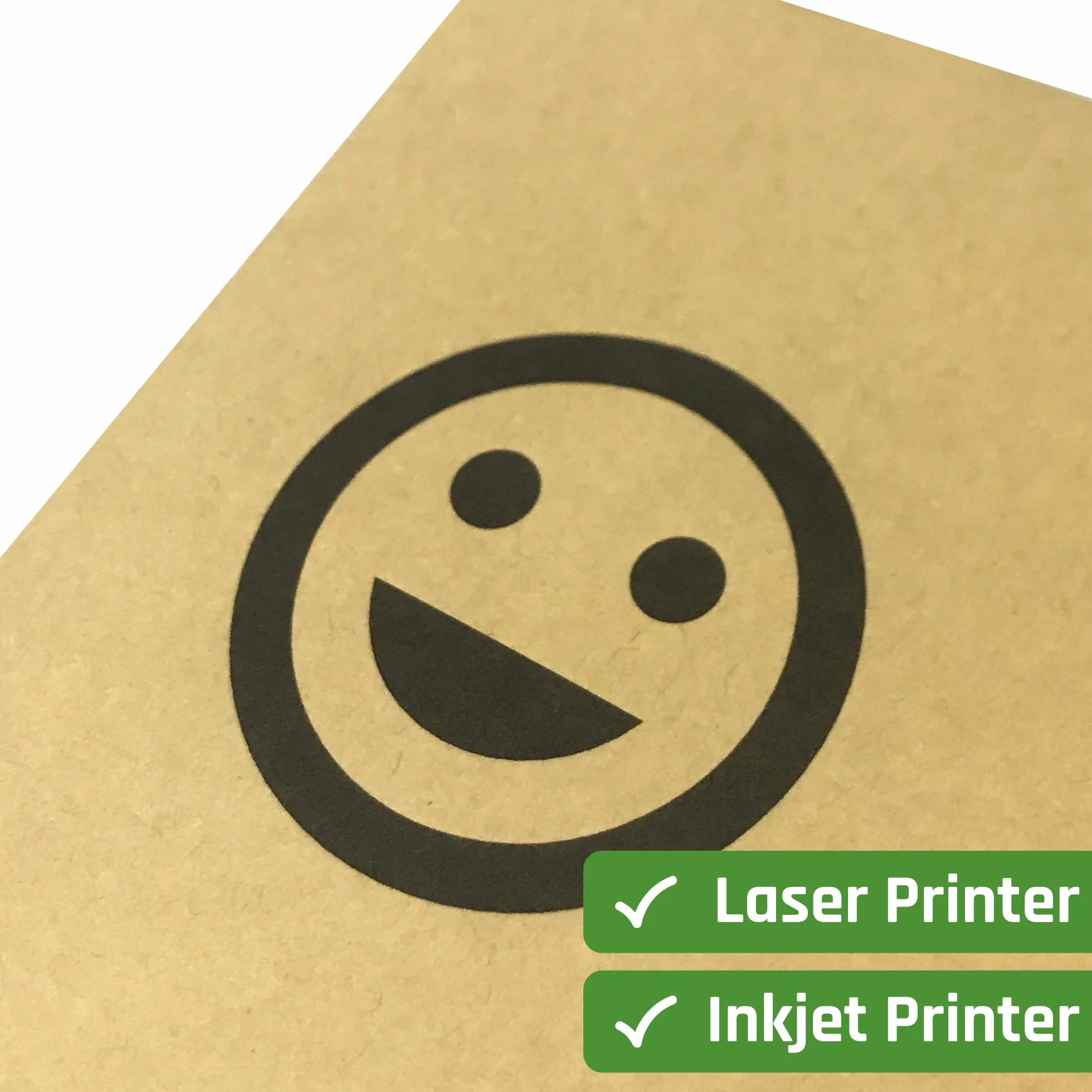 Carta Kraft Adesiva A4 Etichette per Stampare 297 x 210 mm 50 fogli