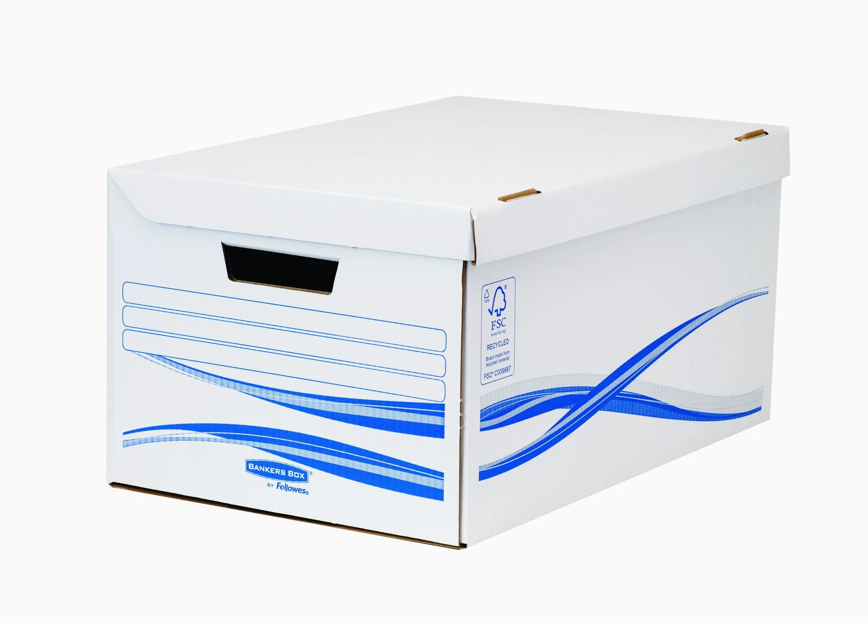 Bankers Box 4460503 Basic Flip Top Box Maxi Scatola Archivio, Confezione da 5