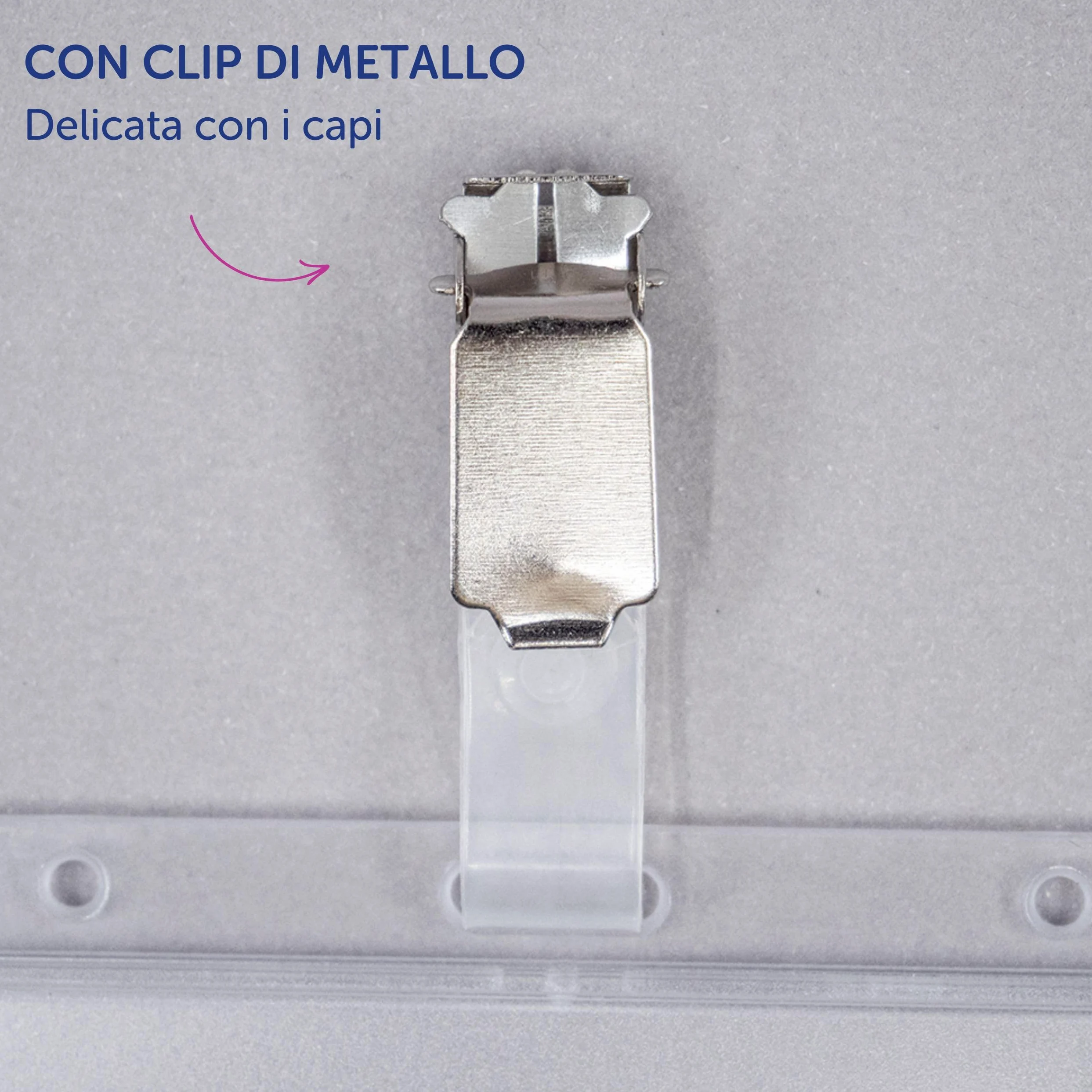 Avery Italia 4826 Porta Badge di Sicurezza per Eventi Rigidi con Clip 54x85mm, 25 Pezzi-Adatti per Eventi, Accessi e Identificazione del Personale