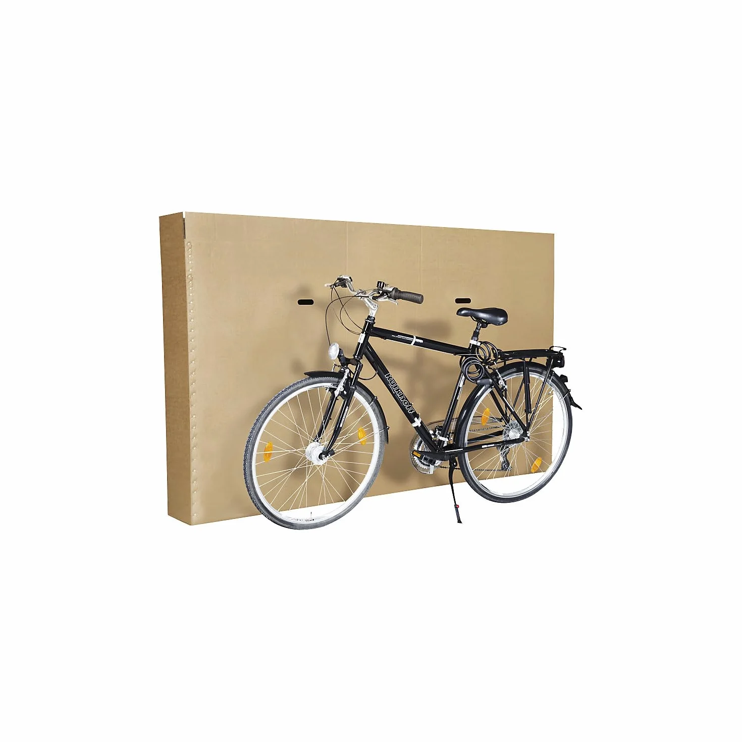 ratioform Scatola Resistente per Trasporto di Biciclette - Cartone a Onda Doppia, Montaggio Rapido e Facilità di Trasporto (1900 x 250 x 1200 mm)