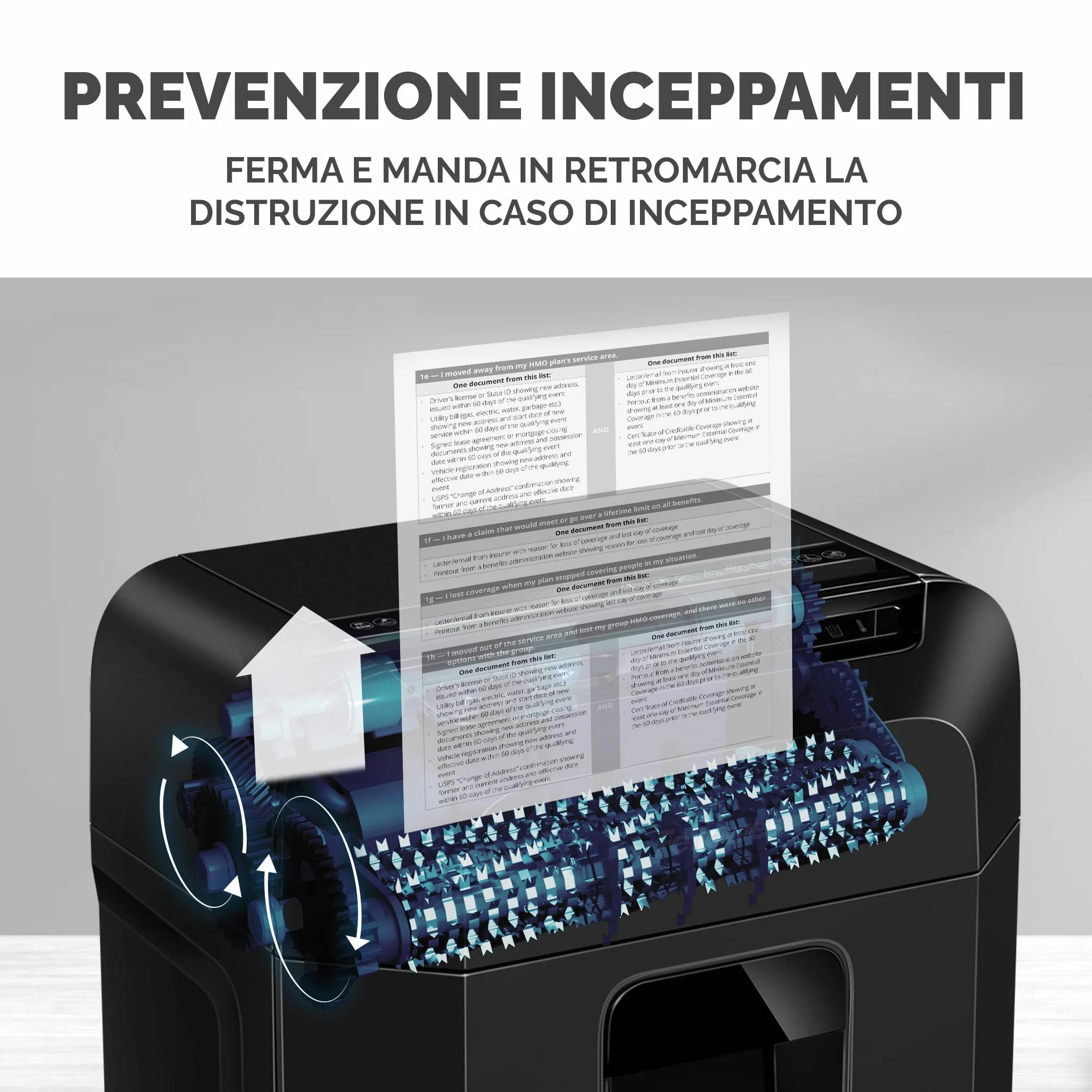 Fellowes Distruggi documenti AutoMax 90M a miniframmento, 90 fogli in modalità automatica, 9 fogli manuale, per casa e piccolo ufficio, cestino da 17 litri, modalità riposo, sicurezza P4, nero