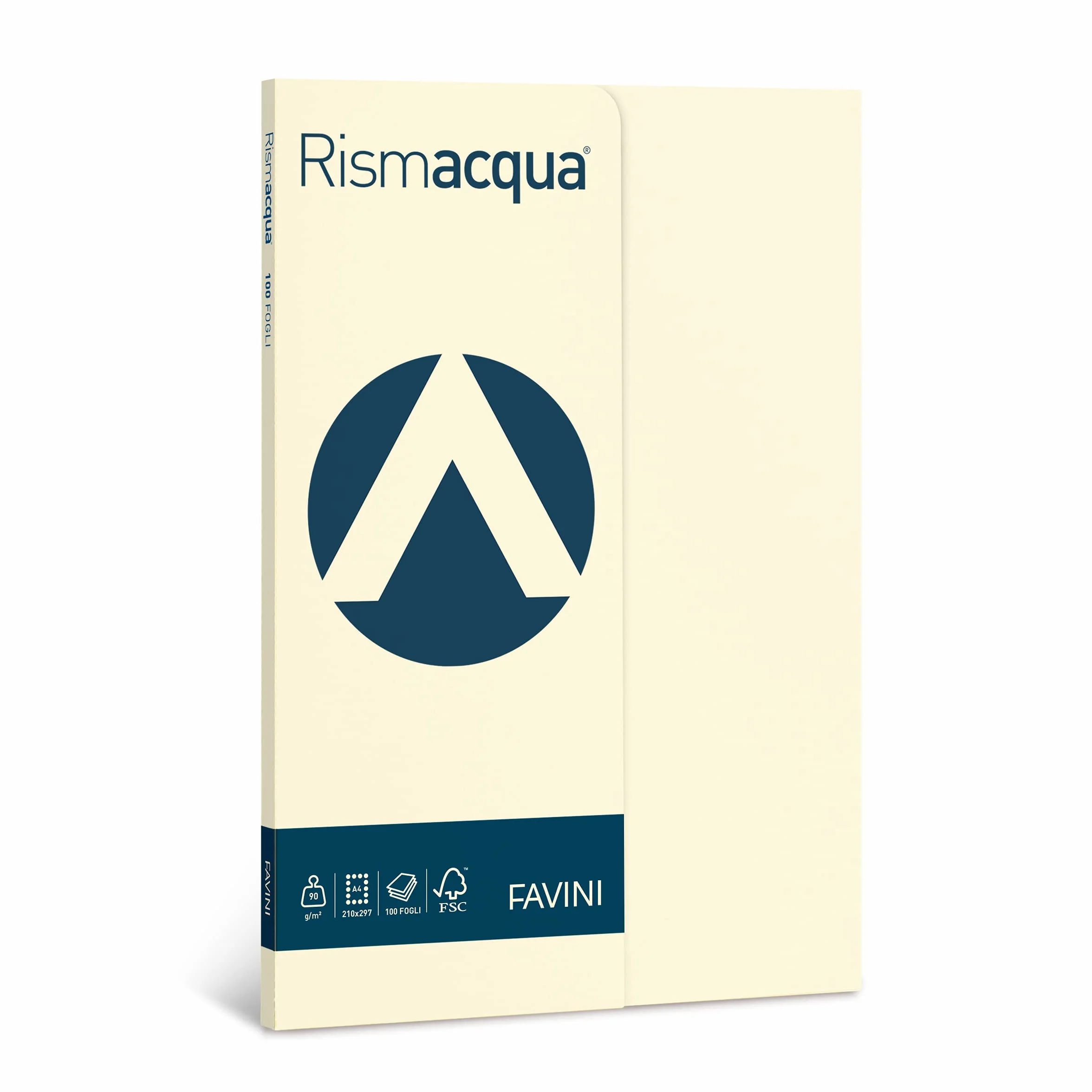 Favini A69Q144 Rismacqua Carta Avorio 90g A4 100 Fogli