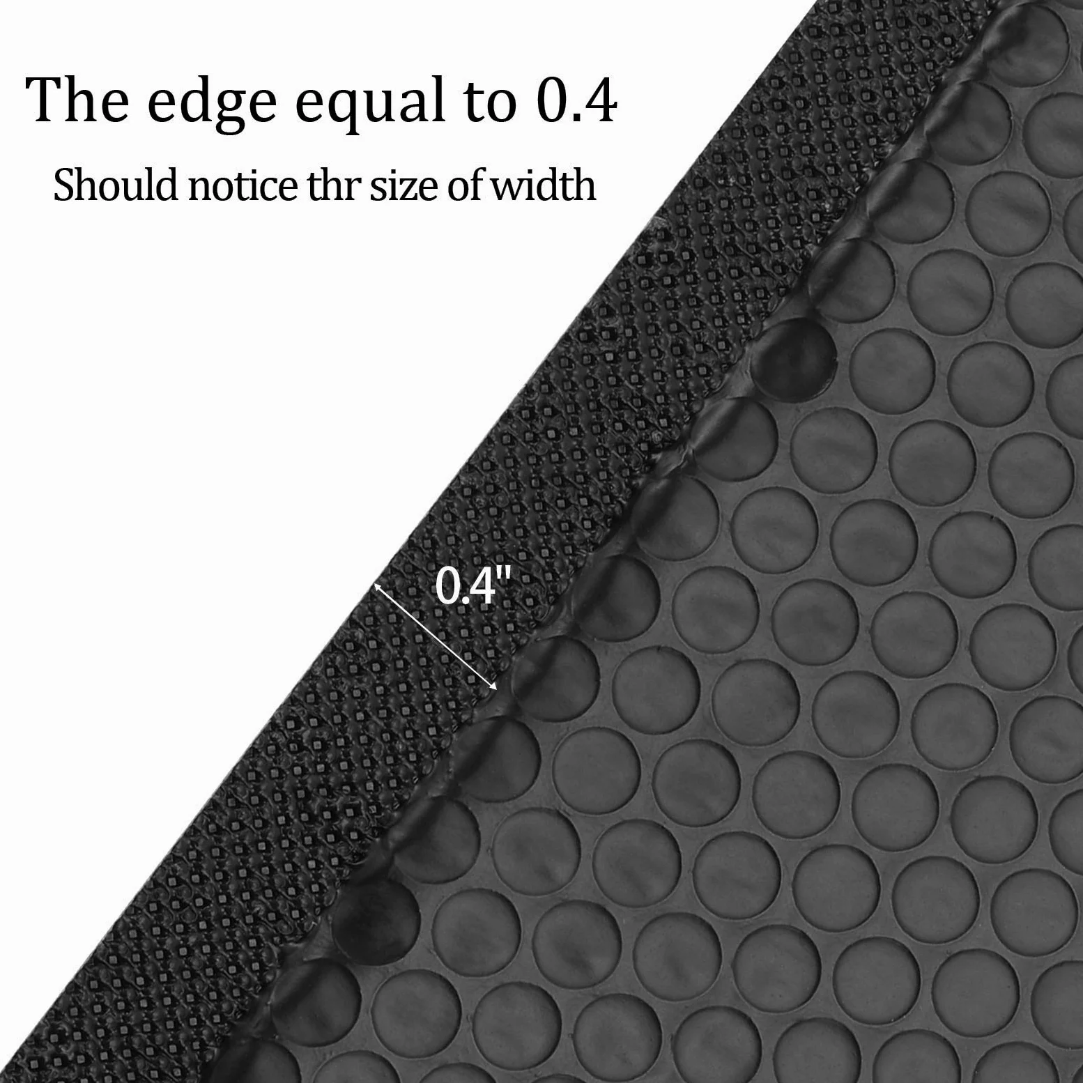 40 pezzi da 8 x 6 pollici Bubble Wrap Envelopes Mailers Padded for Shipping/Packaging Black