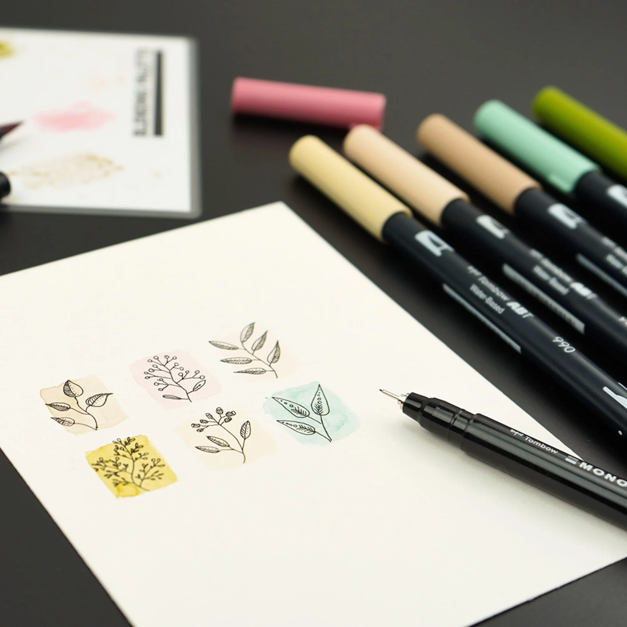 Tombow MONO Fineliner penna disegno tratto 0,3 mm nero resistente all'acqua