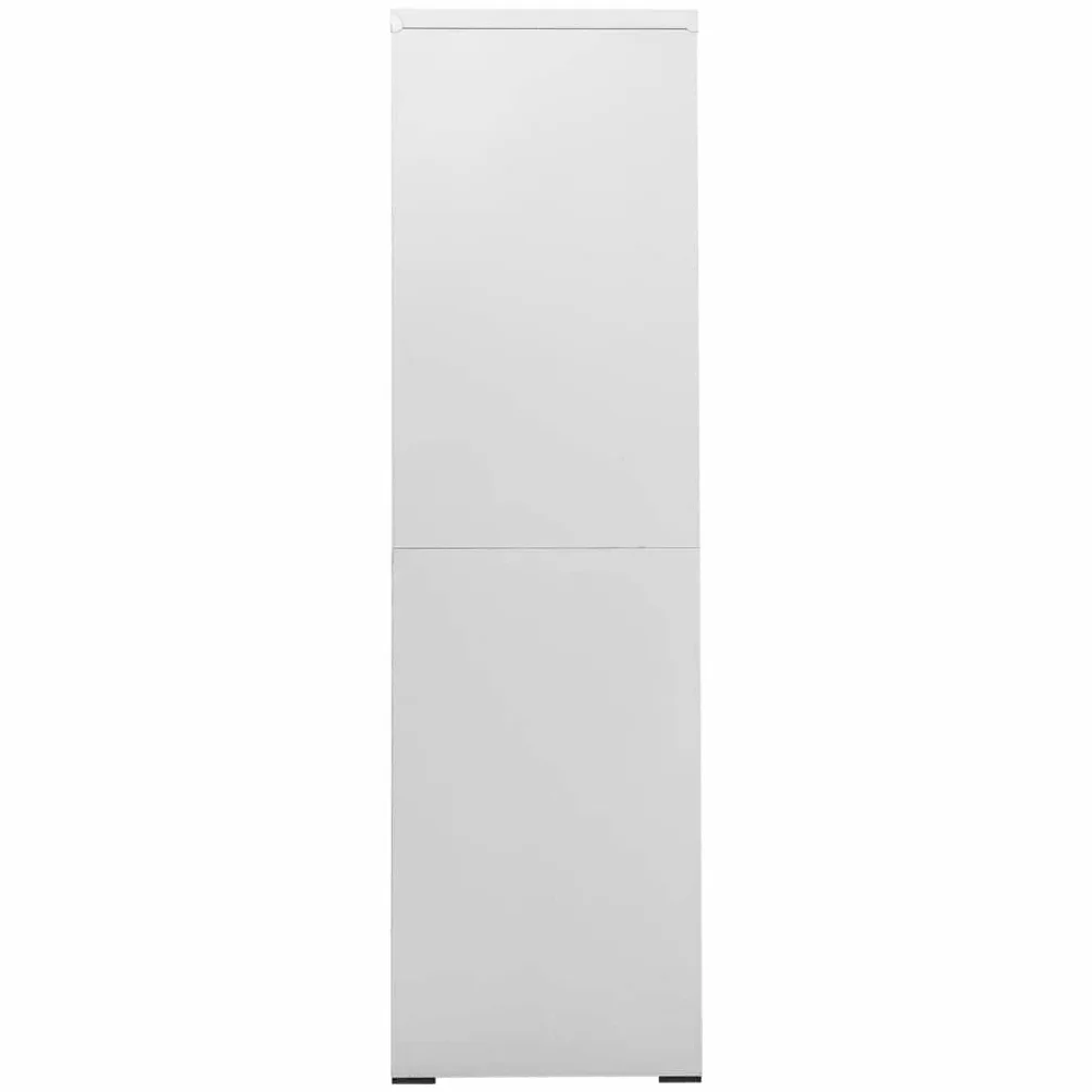 vidaXL Armadio Classificatore Grigio Chiaro 90x46x164 cm in Acciaio