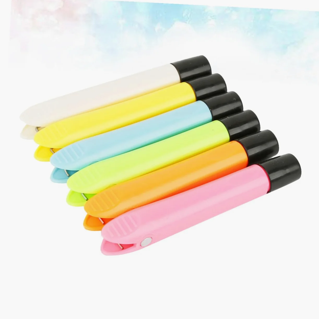 jojofuny 3 set Gessetti Magnetico Gessetti Con Clip Magnetico Colorato Per La Scuola Lavagna Per L'Aula 6 pezzi*3 Colore Casuale
