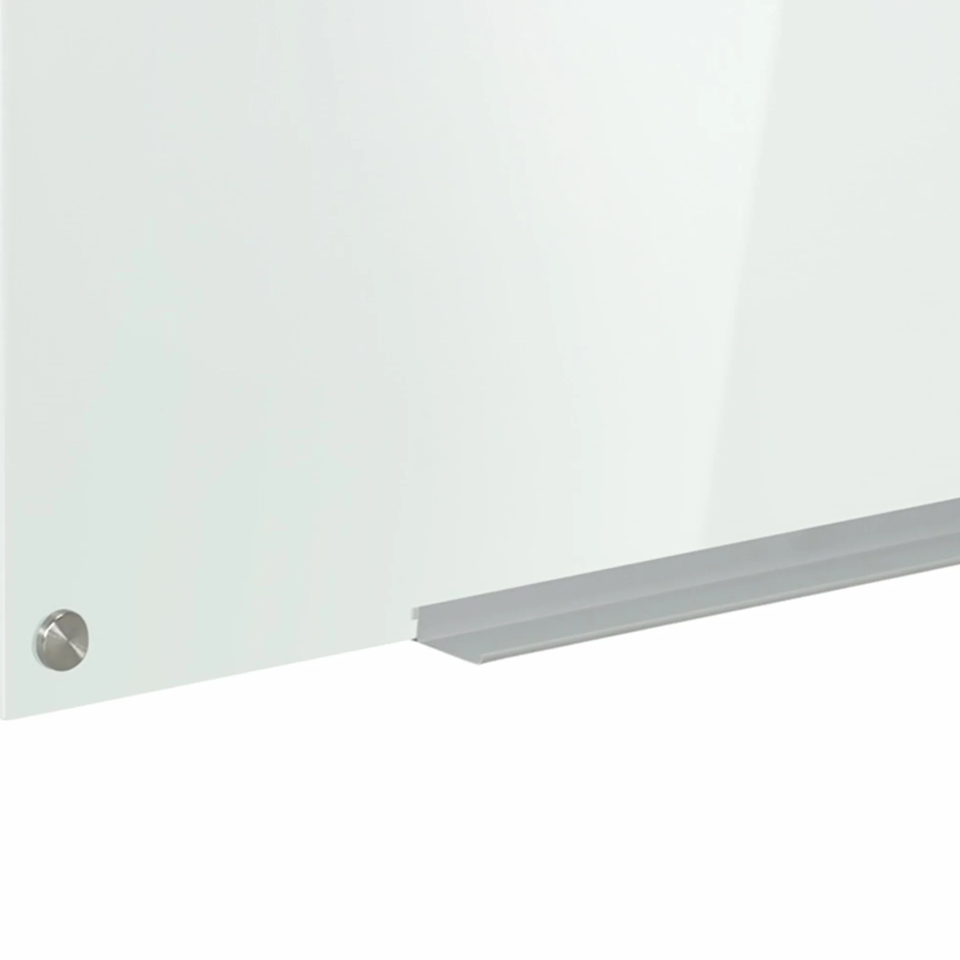 Vinsetto Lavagna Magnetica Cancellabile in Vetro da Parete con 4 Pennarelli Colorati e Cancellino, Lavagna Magnetica in Alluminio per Ufficio Casa Scuola Ristorante, 90x0.4x60 cm Bianco