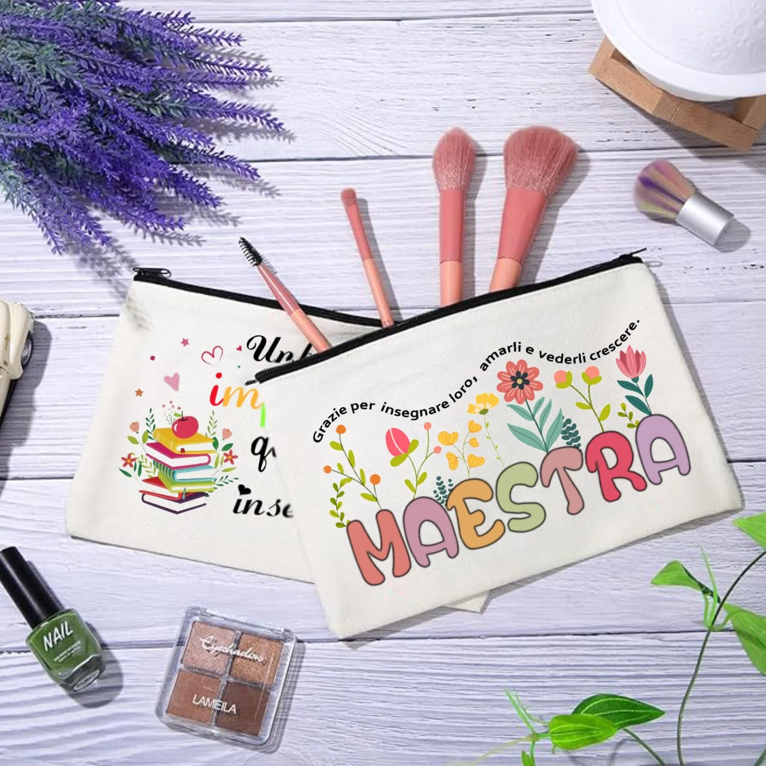 Regalo Maestra Fine Anno Set 3 Pochette 3 Biglietti Auguri Insegnanti Idee Regalo Originali Maestre Asilo Scuola Elementare Tasca Interna Card