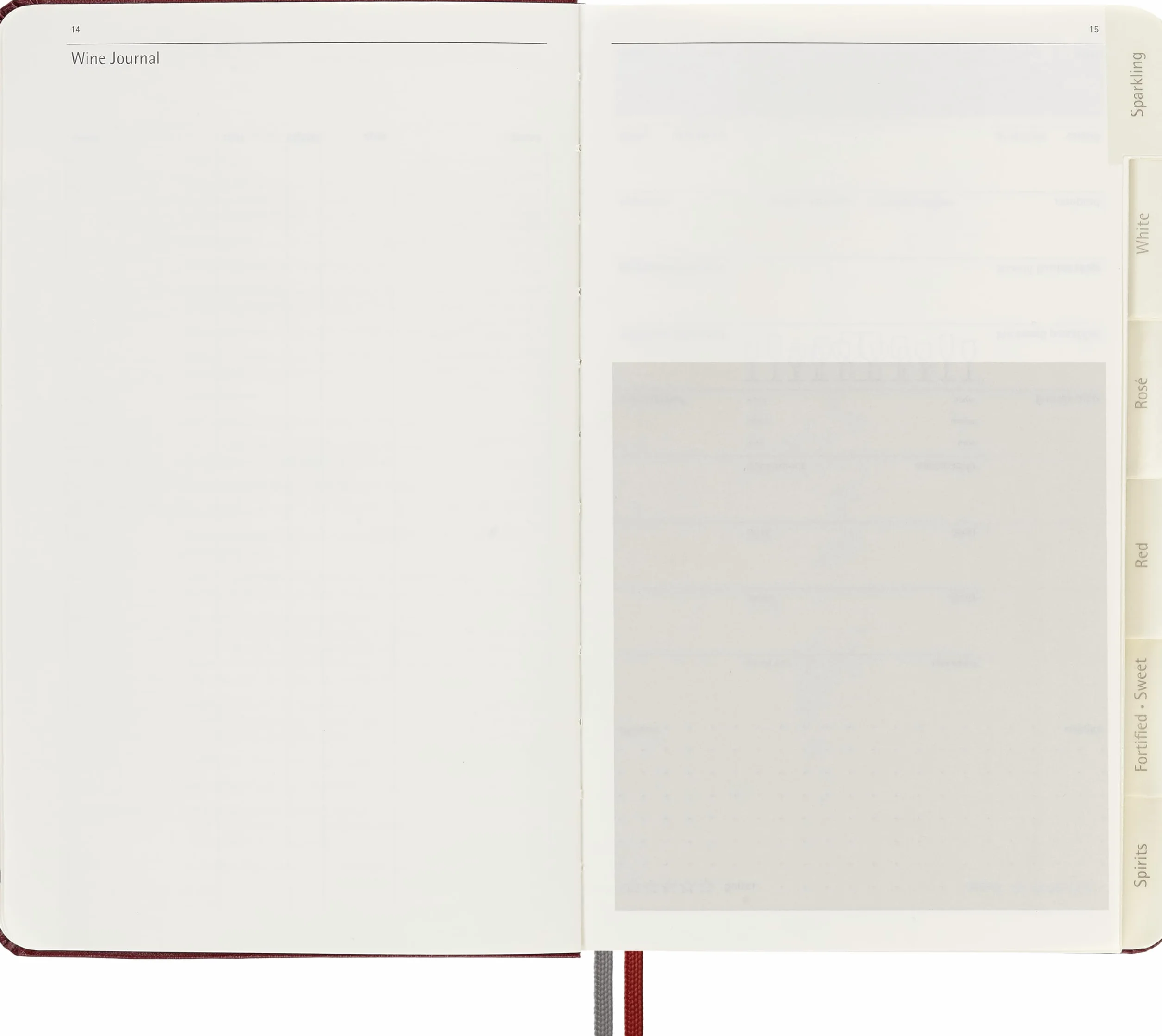 Moleskine Wine Journal, Taccuino a Tema per Collezionare e Organizzare i Tuoi Vini, Copertina Rigida, Formato Large 13 x 21 cm, 400 Pagine