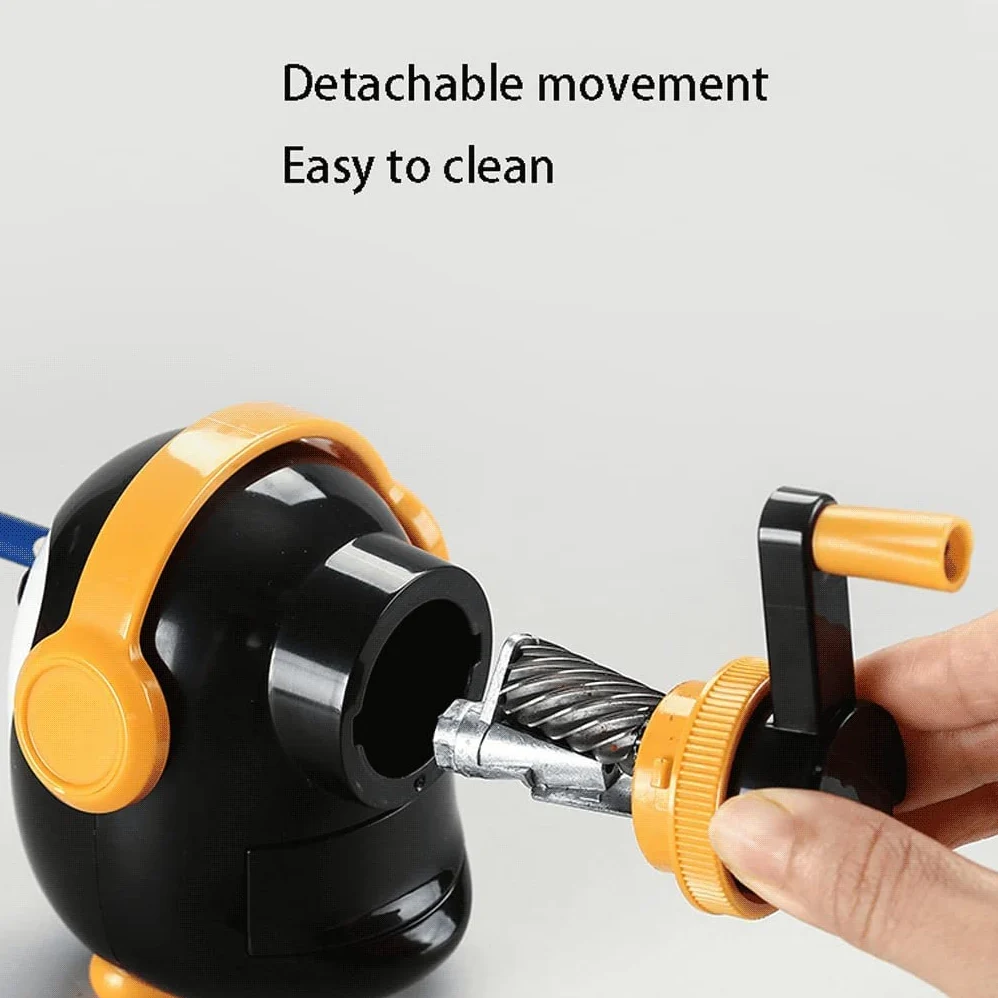 Temperamatita Vassoio per trucioli Temperamatite Automatico con introduzione Manuale Temperamatite Semplice e Carino Regolabile a 5 velocità Manuale