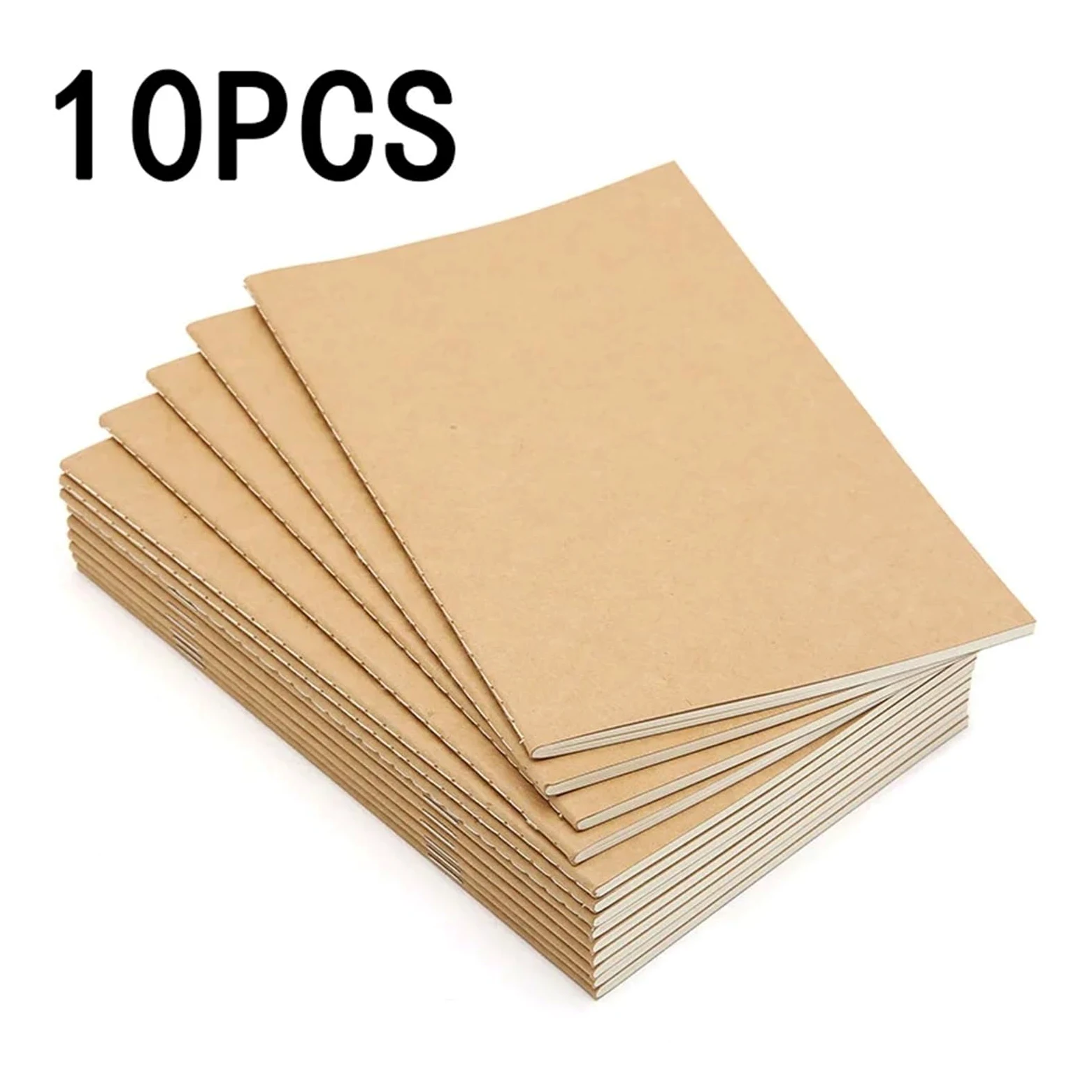 Quaderni aziendali con copertina morbida da 10 pezzi for appunti for riunioni 20x11 cm Rilegatura cucita Confezione sfusa Resistente