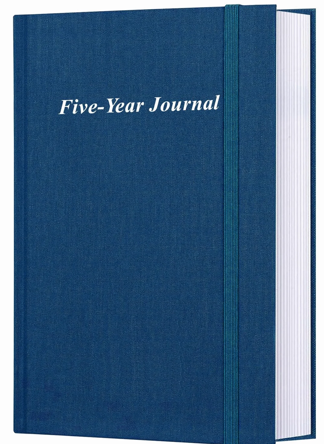Diario 5 anni con copertina rigida, il più facile da usare, sistema di diario giornaliero quinquennale facile e veloce | 14 x 20 cm, blu