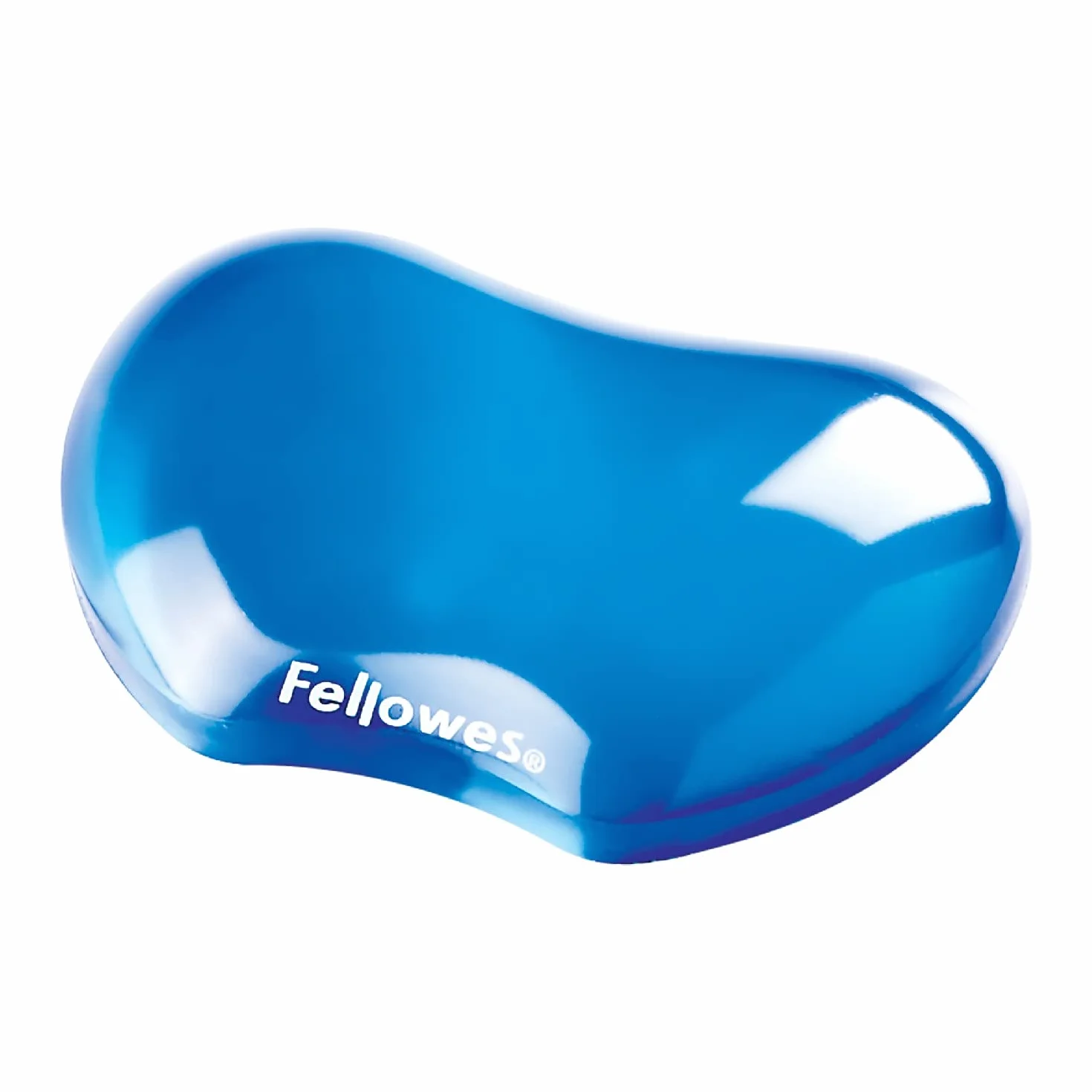 Fellowes Pad Poggiapolsi Crystals Gel Blu 91177-72