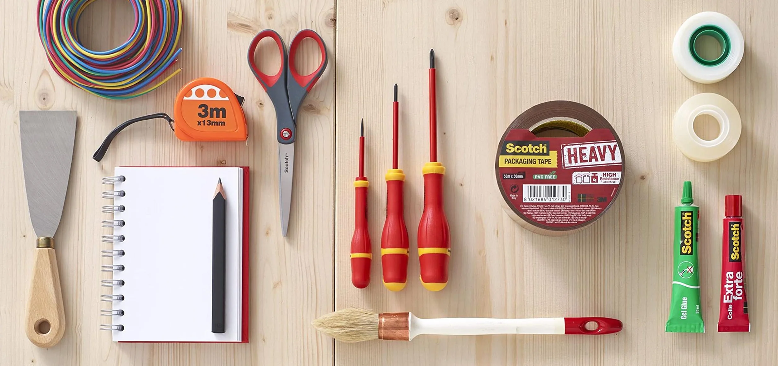 Forbici Scotch Precision 20 cm Rosso 1 Pezzo