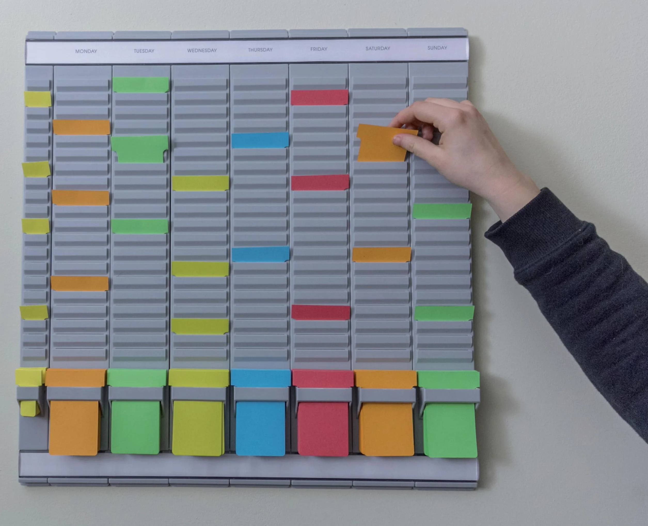 Franken PV-SET3 - Planning con schede T, 47,4 x 78 cm, 7 + 1 indice, 35 pz.