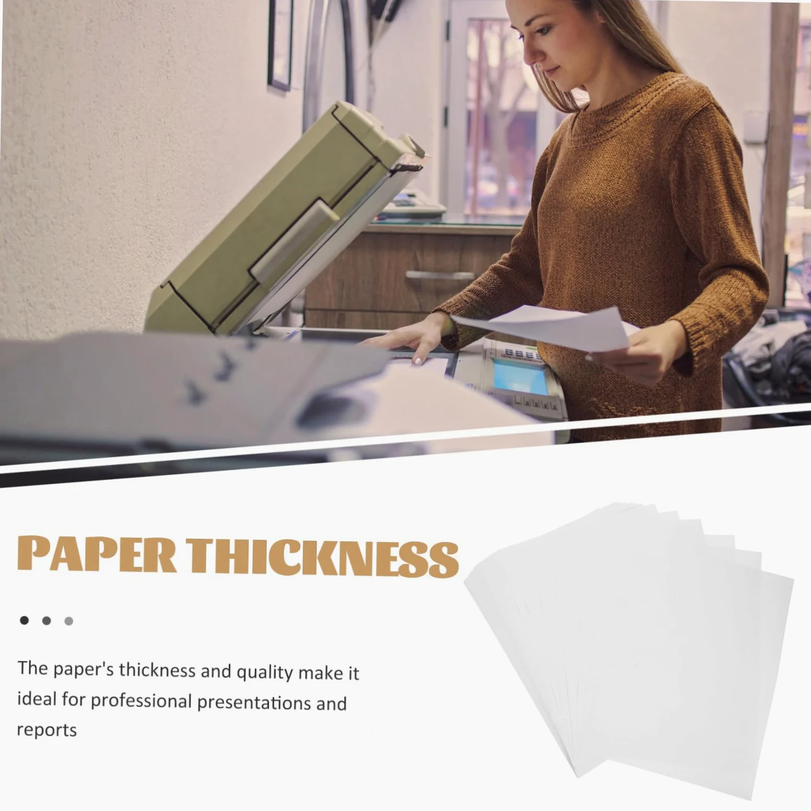 50 Fogli Di Carta Per Stampante Carta Da Stampa Spessa Bianca Multiuso Per Stampante Resistente Fogli Di Stampabile A4