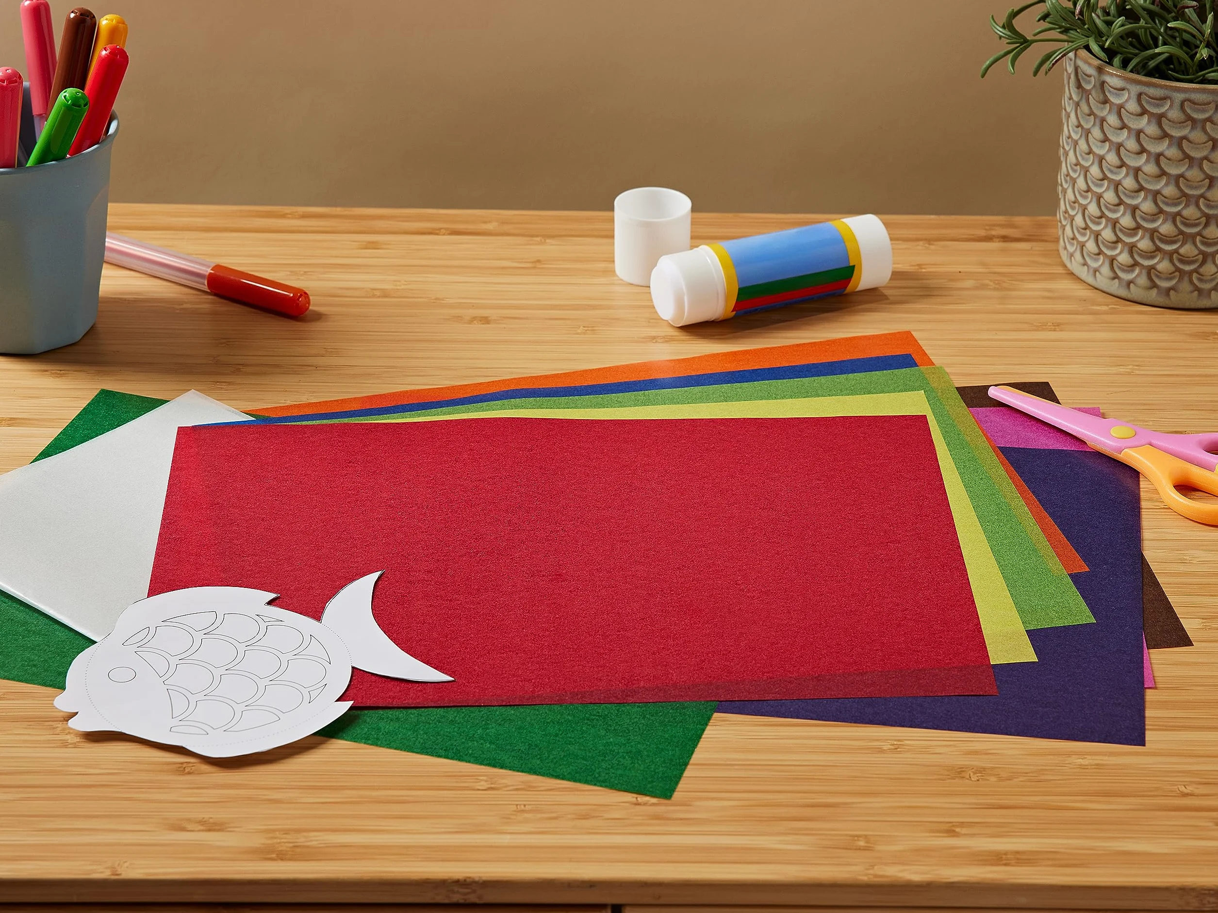 Herlitz Carta trasparente 20 x 30 cm 10 fogli confezione da 5 pezzi
