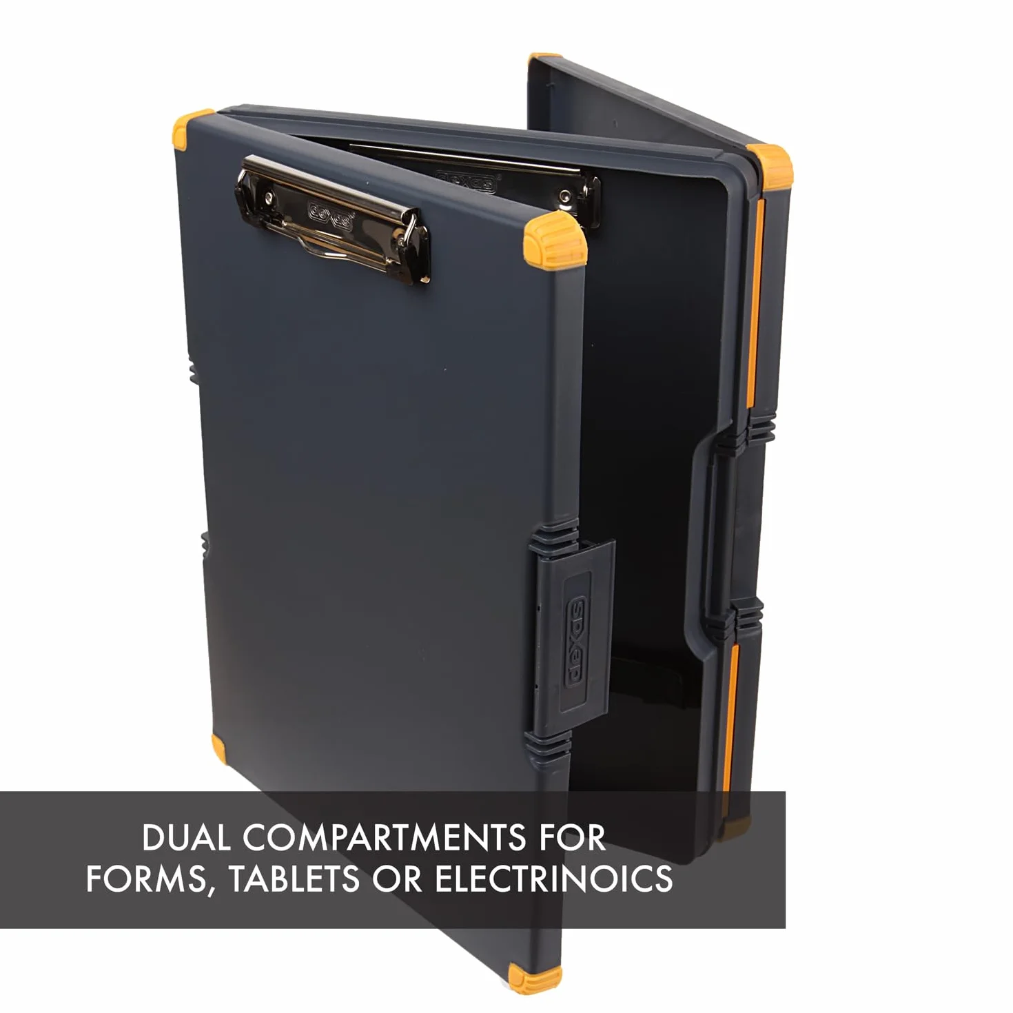 Dexas Duo Clipcase Custodia a doppio lato organizer arancione