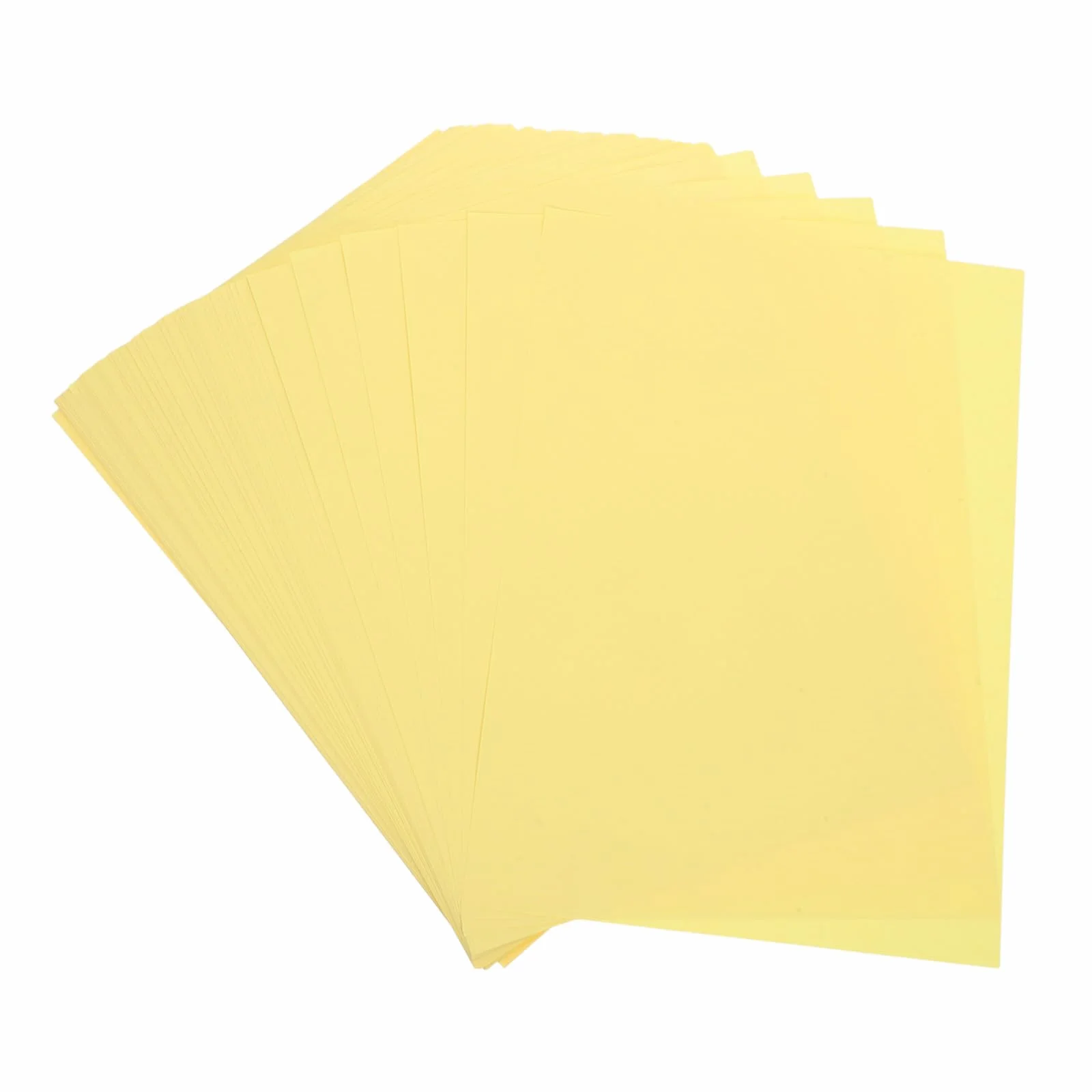 VILLCASE 200pezzi Carta Colorata Gialla Per Stampante Carta Per Fotocopie Per Stampa Creazioni Artigianali Uso in Ufficio o Scuola