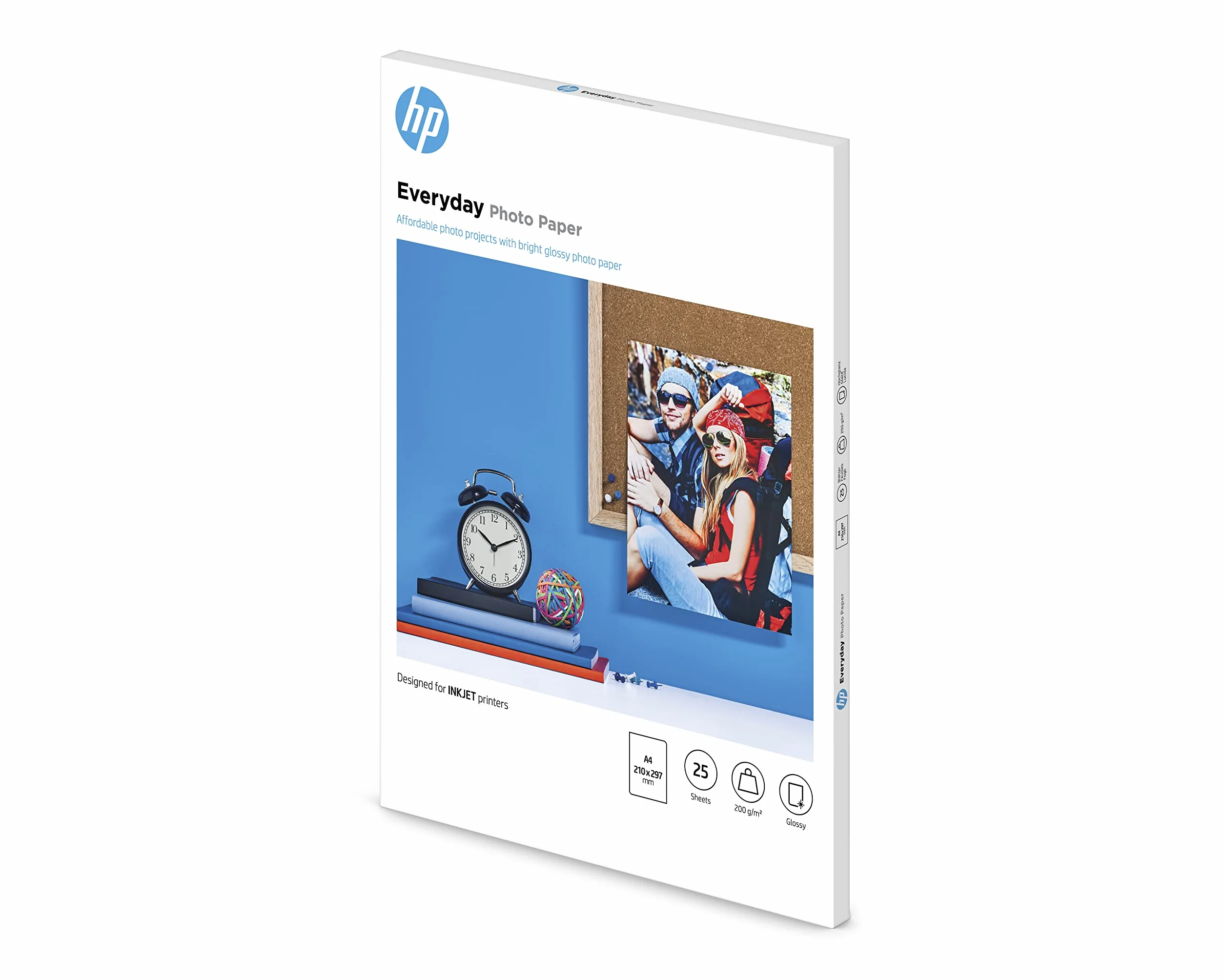 HP Everyday Q5451A Papier fotograficzny błyszczący 200 g/m² A4 25 arkuszy