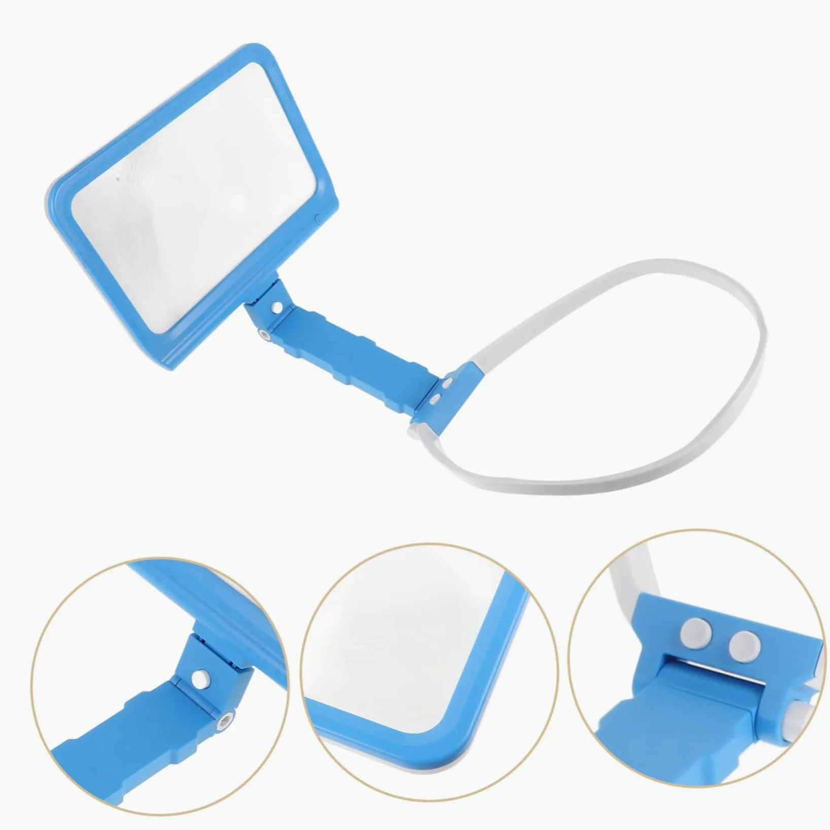 Lente d Ingrandimento Led Con Ingrandimento Luci Led Regolabili Portatile Per Lettura Lavori Manuali Cucire Giornali Piccole Stampe