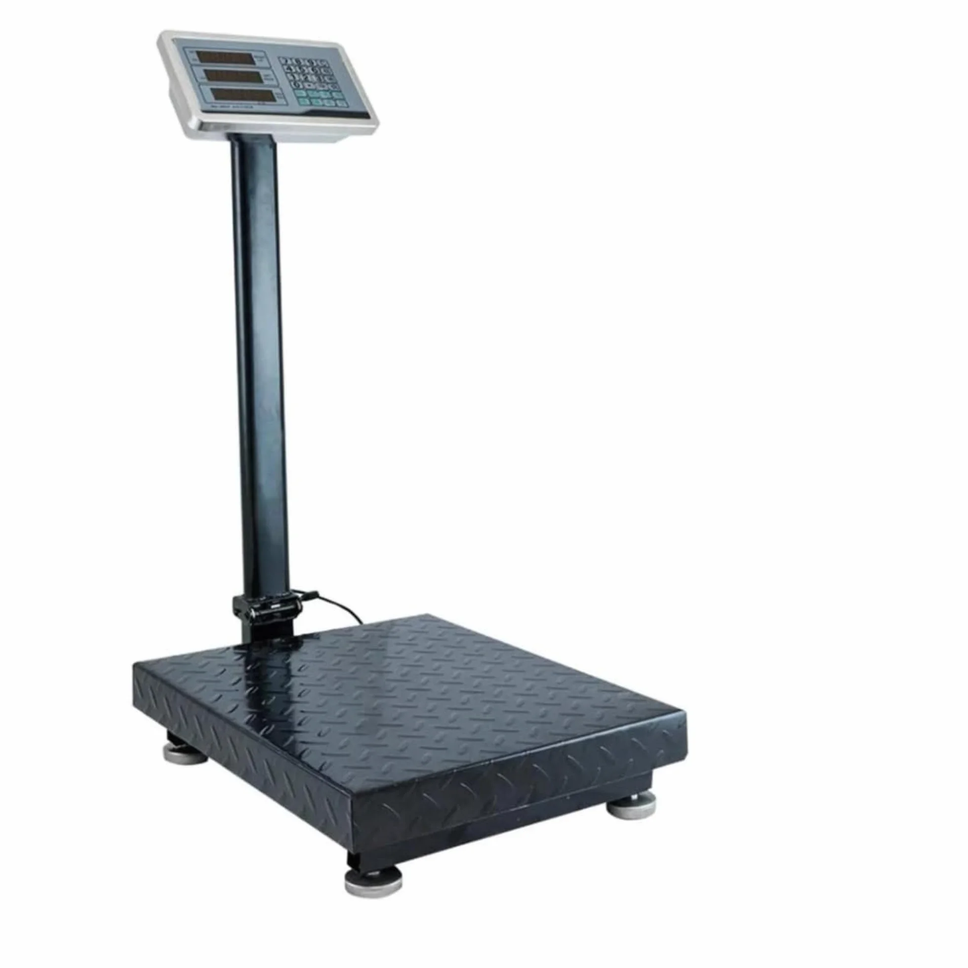 Maryse Bilancia Digitale a Piattaforma 300 kg Professionale Precisione 0,1 kg Pieghevole Batteria Ricaricabile