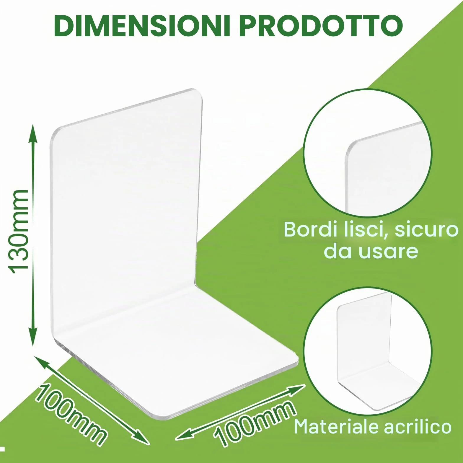 Fermalibri in Metallo 10 Pezzi + 50 Adesivi Antiscivolo per Casa Biblioteca